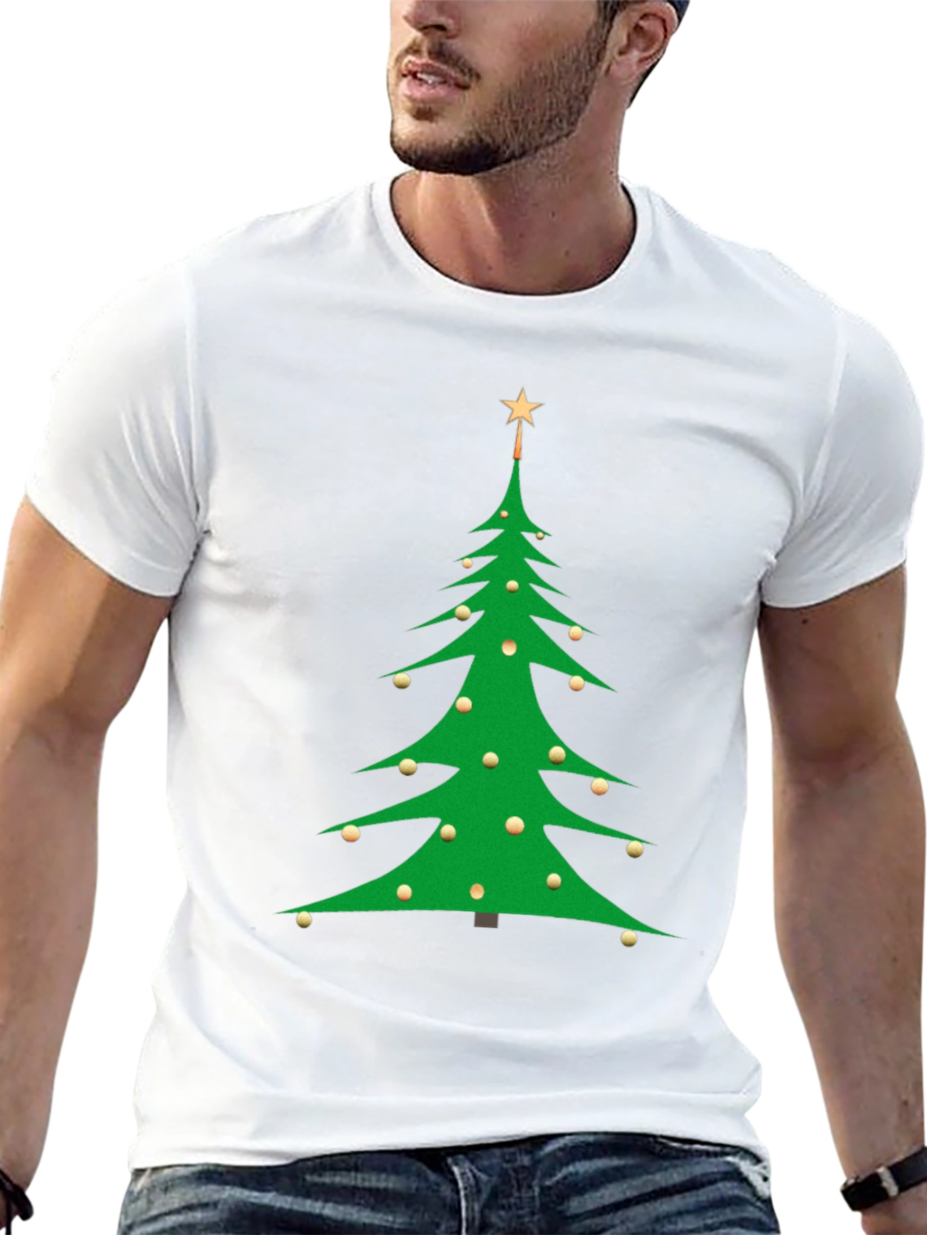 Festive Christmas Tree Graphic Tee