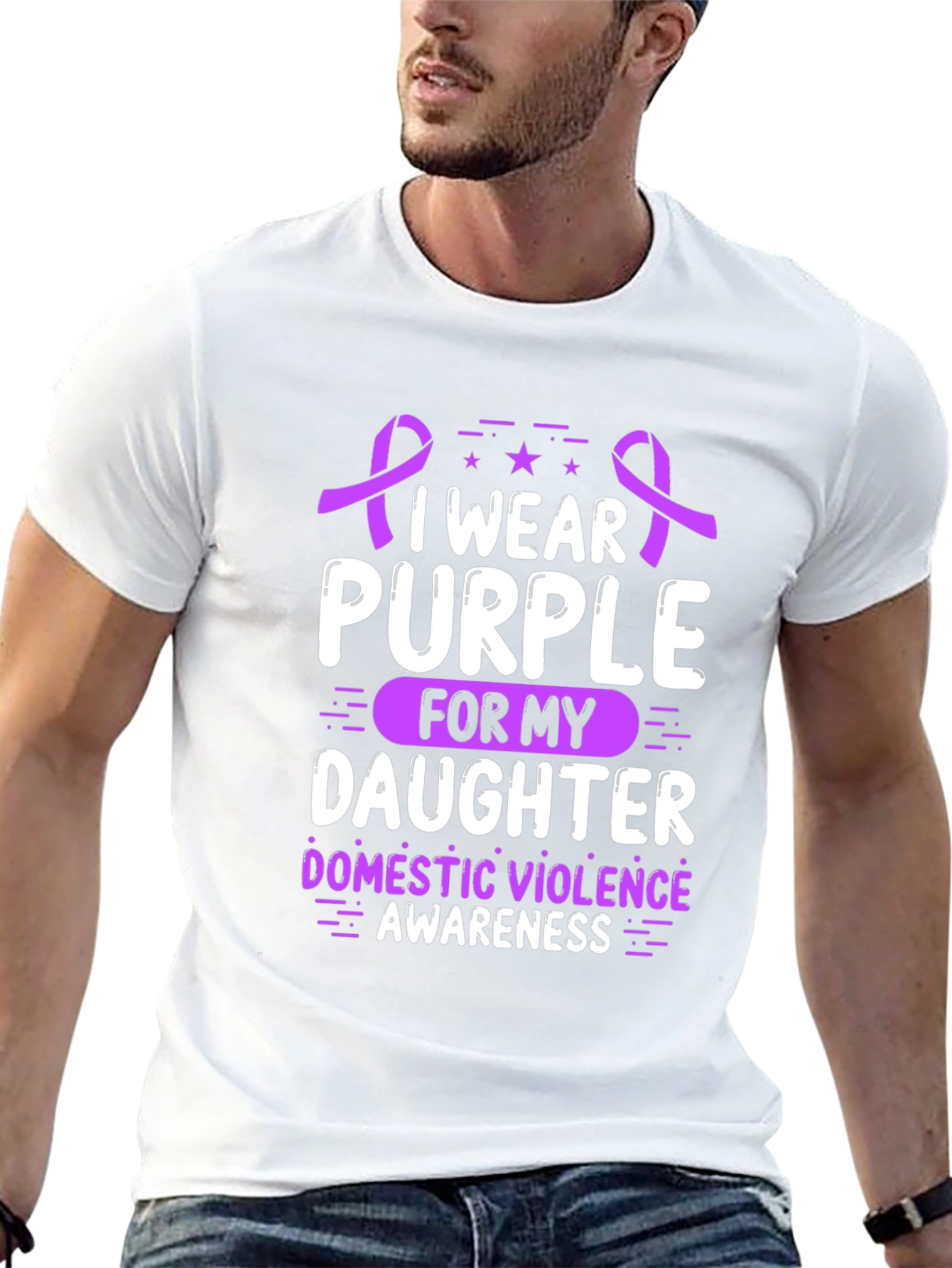 I Wear Purple for My Daughter T-Shirt
