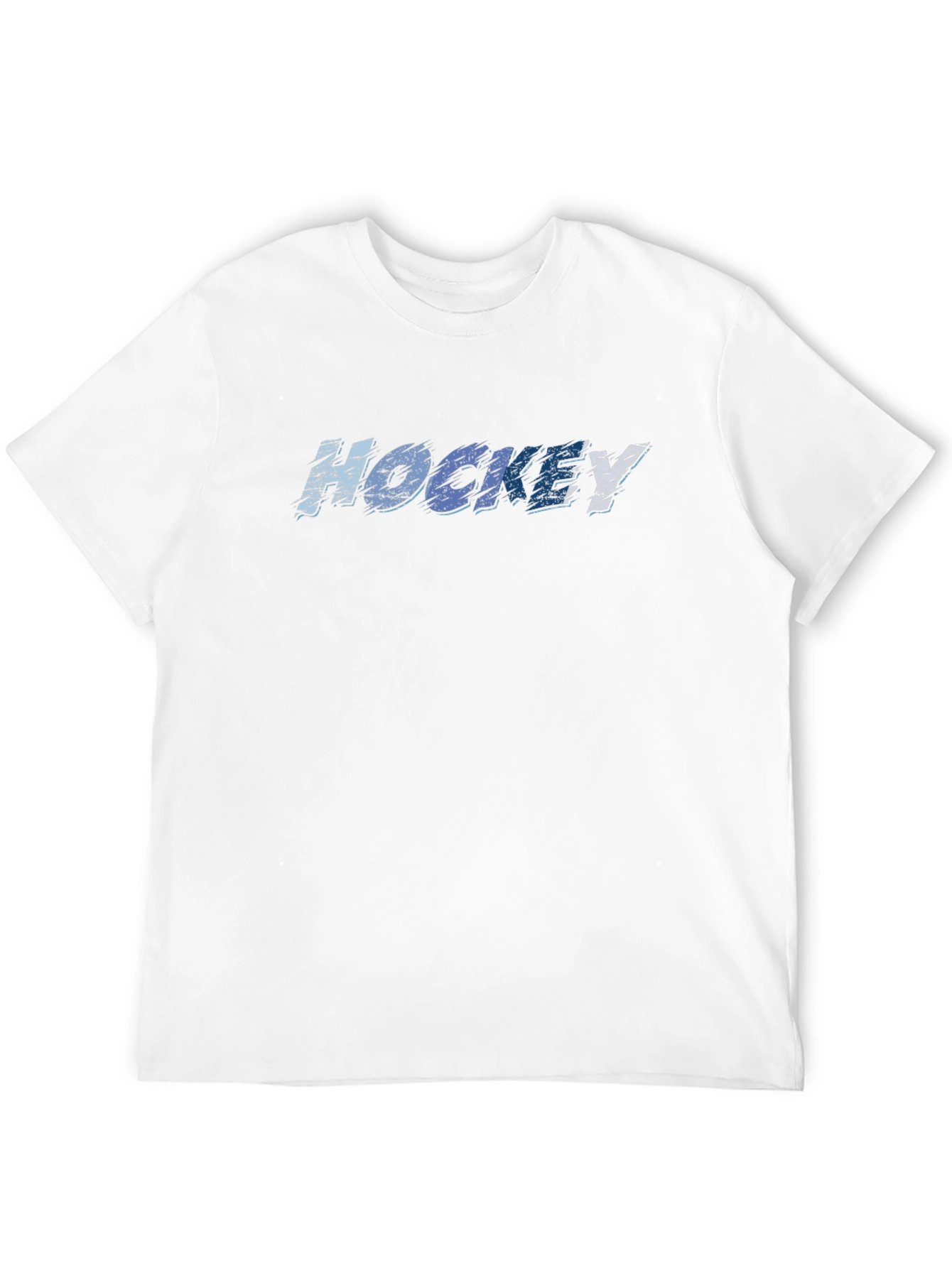 Hockey Graphic Tee - Black Cotton T-Shirt