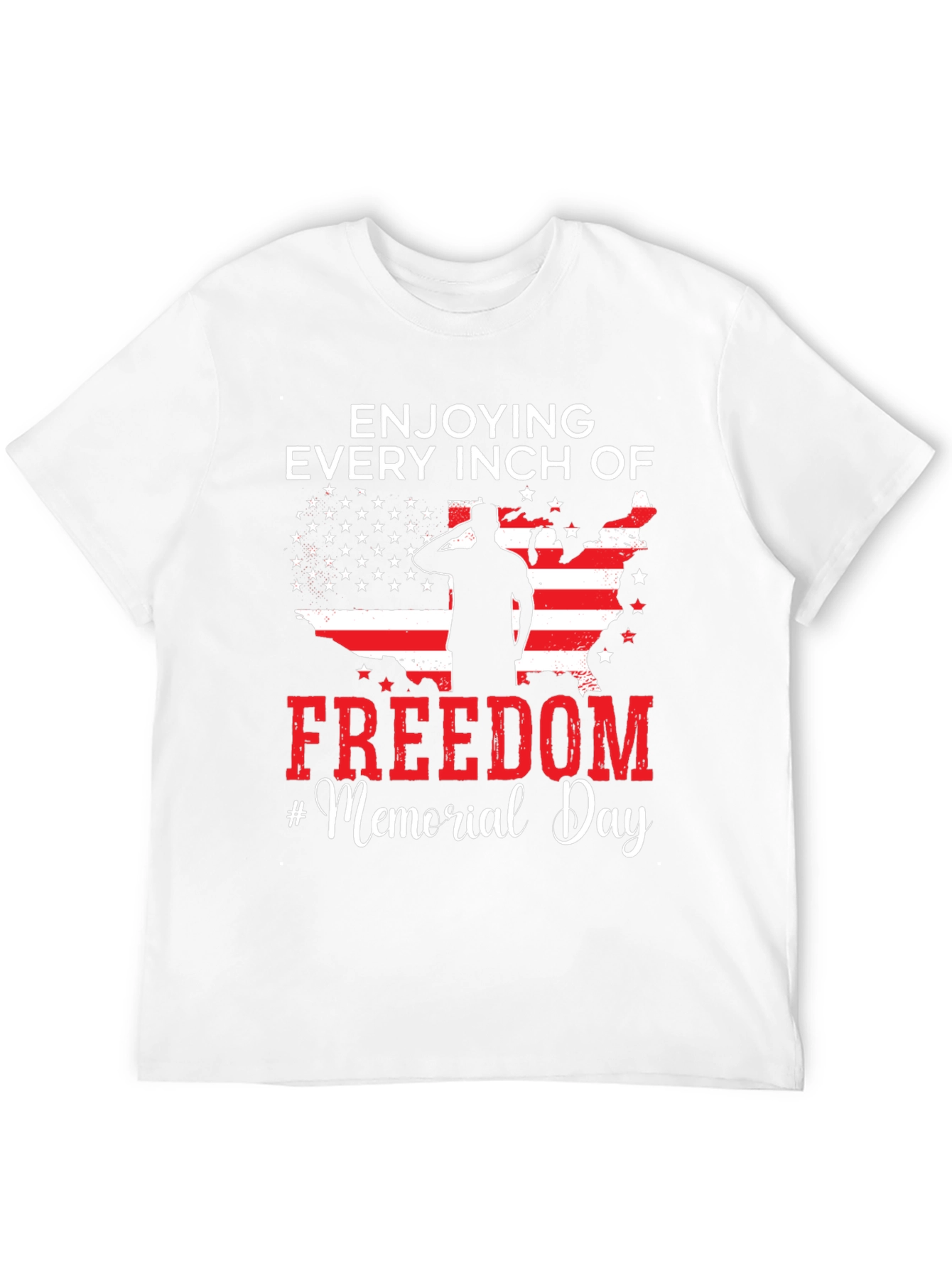 Enjoying Every Inch of Freedom Memorial Day T-Shirt
