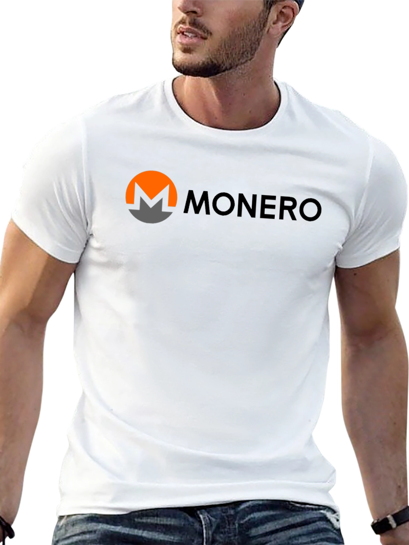 Monero Cryptocurrency Black T-Shirt
