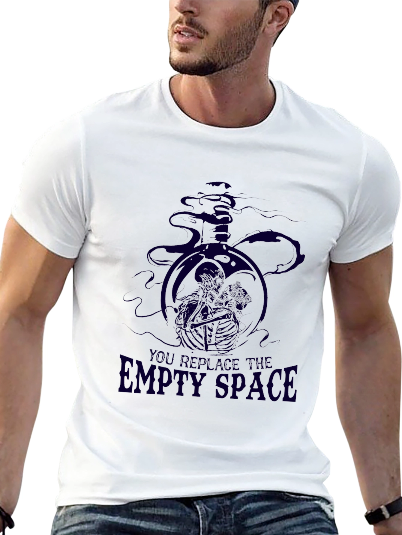 You Replace the Empty Space - Skeleton Potion T-Shirt