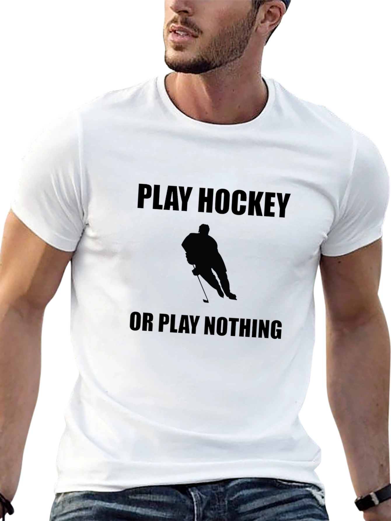 Play Hockey or Play Nothing Graphic Tee