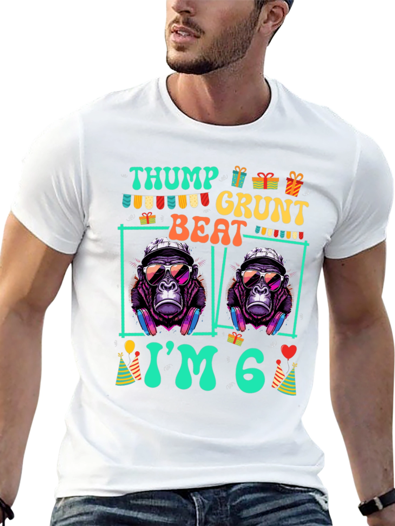 Thump Grunt Beat Im 6 T-shirt