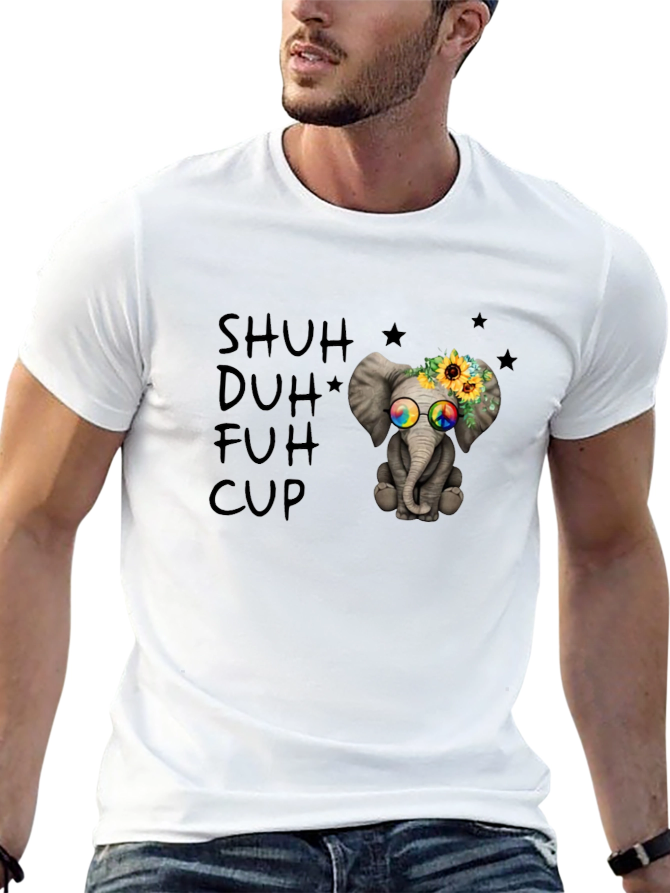 Shuh Duh Fuh Cup Elephant T-Shirt