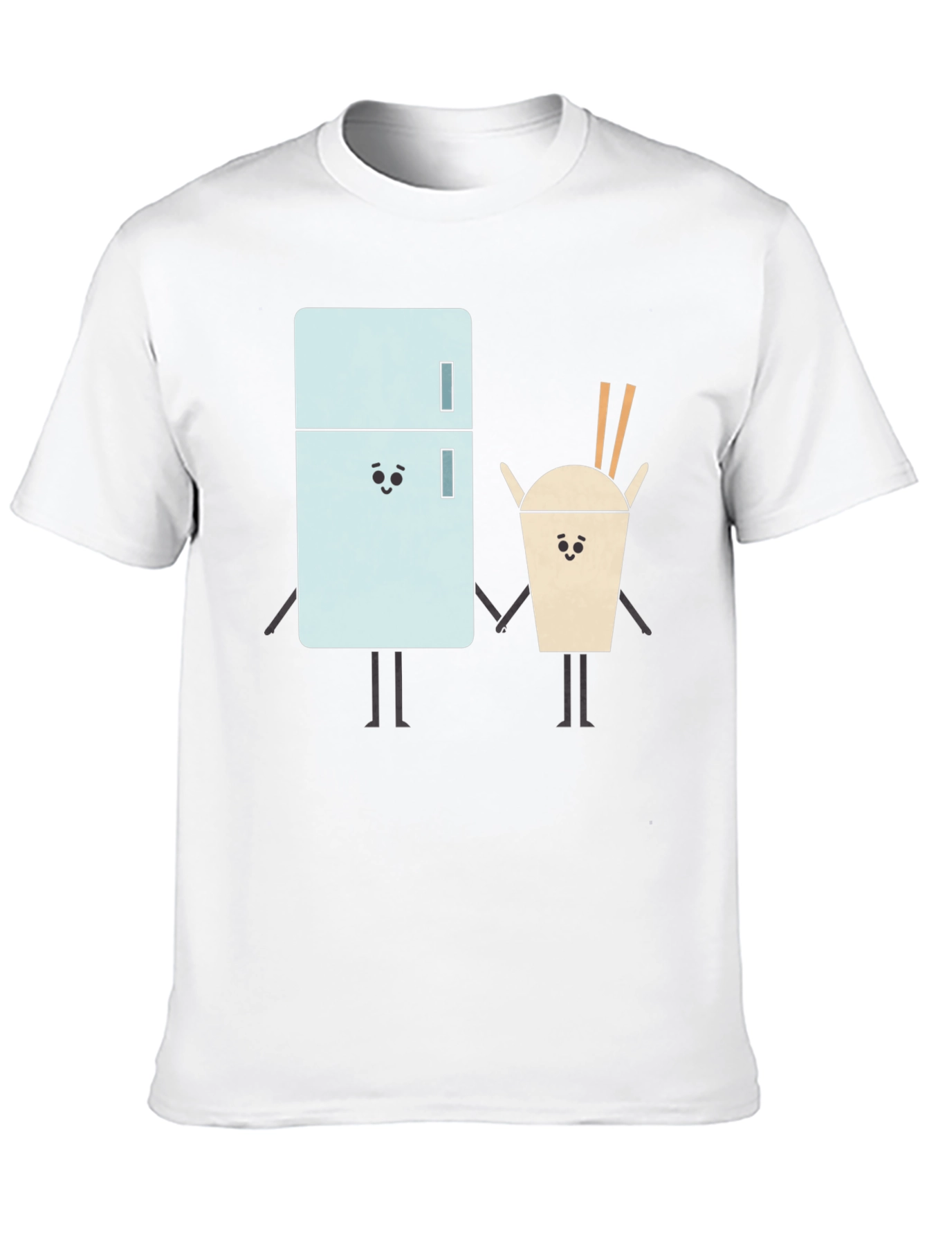 Cute Foodie Black T-Shirt