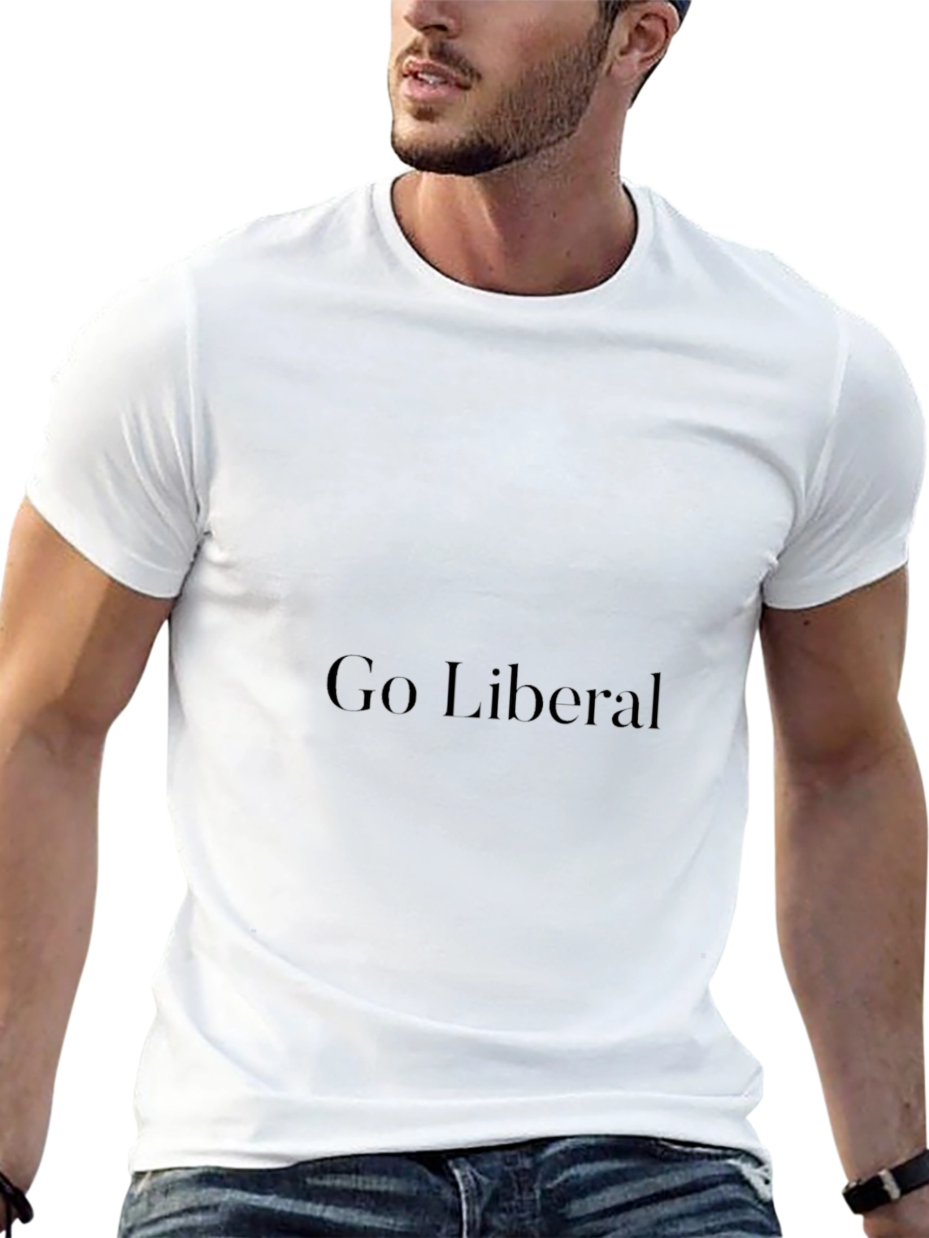 Go Liberal Black T-Shirt