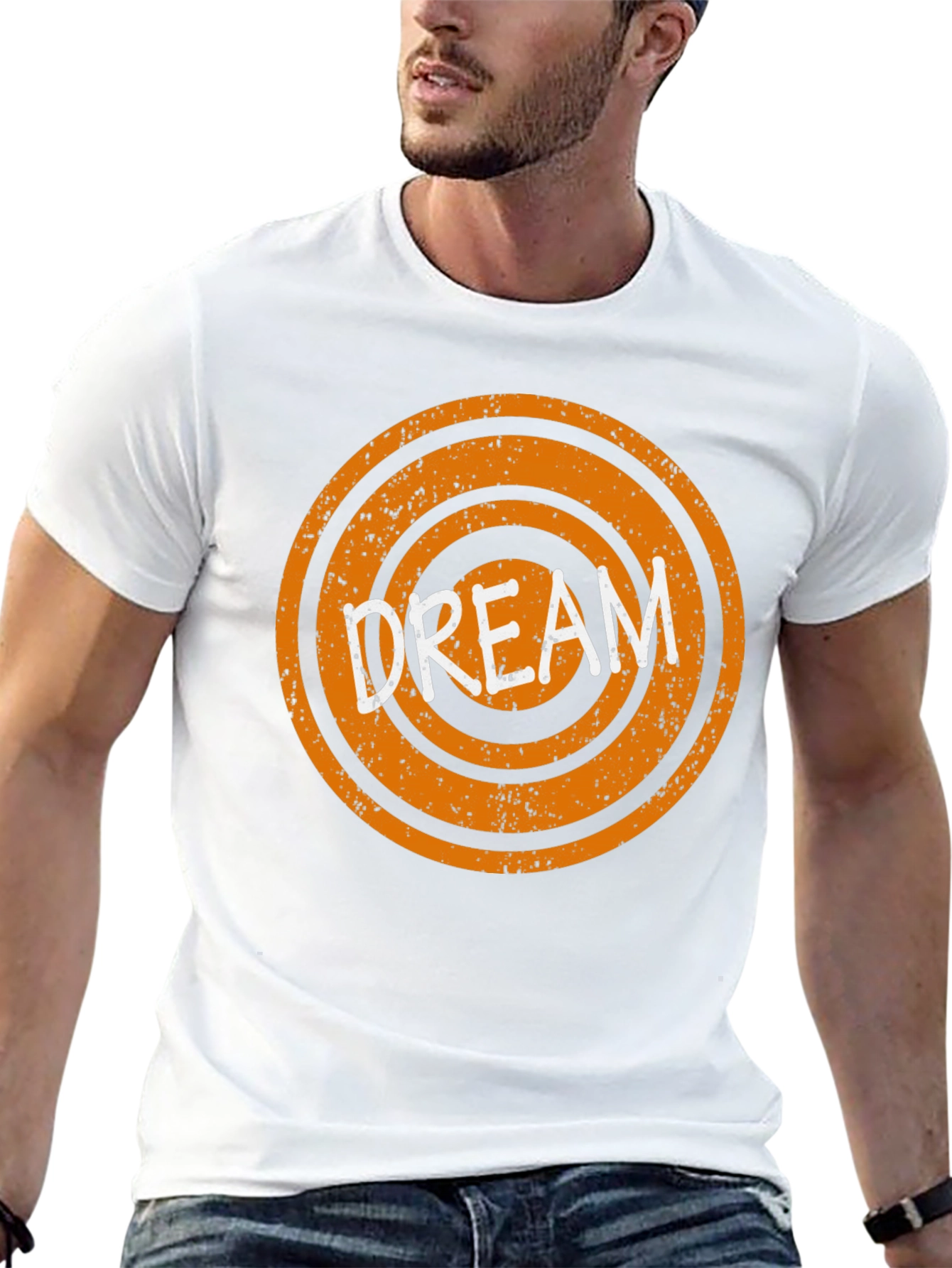 Dream Target Graphic T-Shirt - Trendy Casual Wear