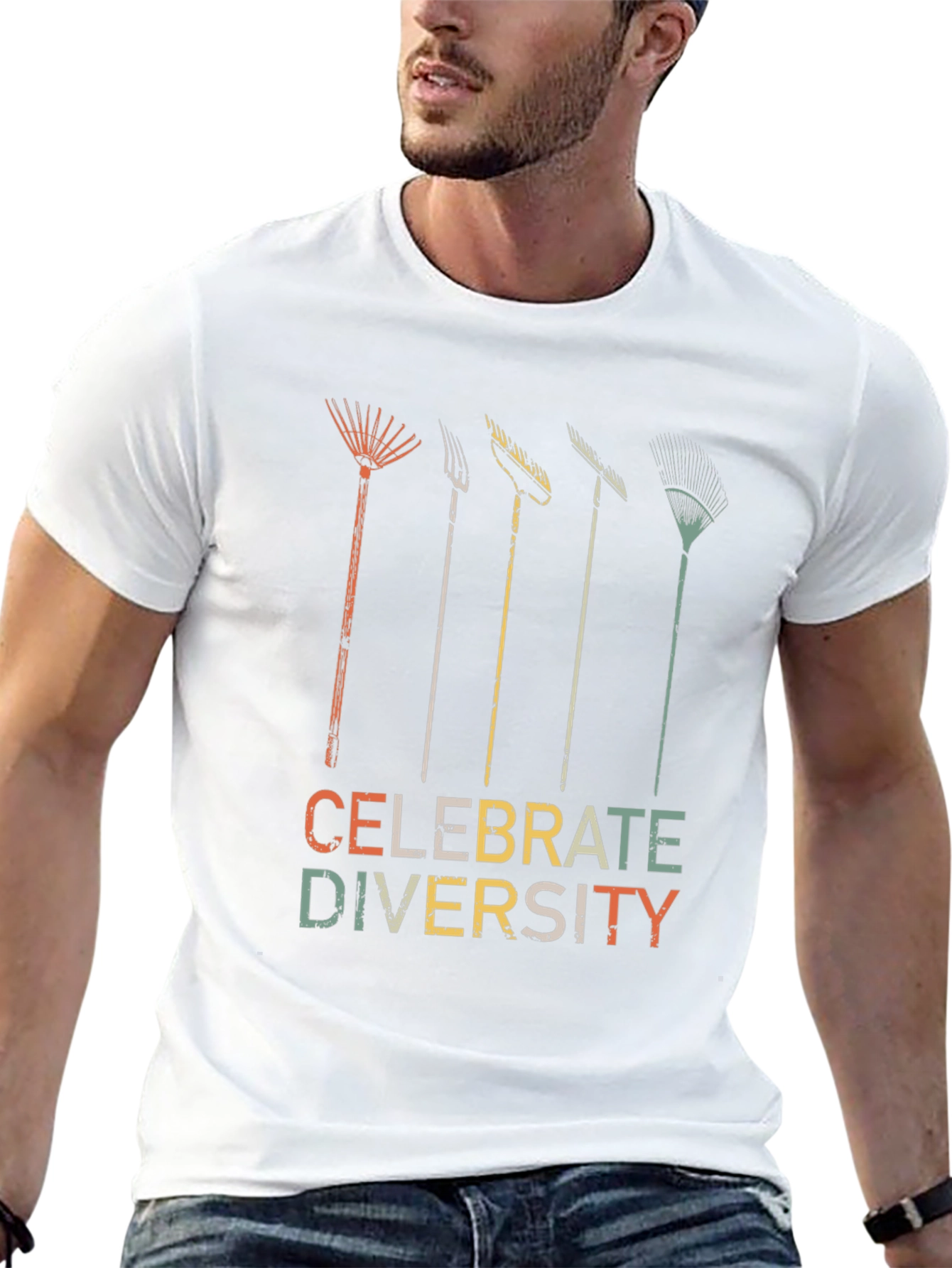 Celebrate Diversity Rake T-Shirt - Unisex