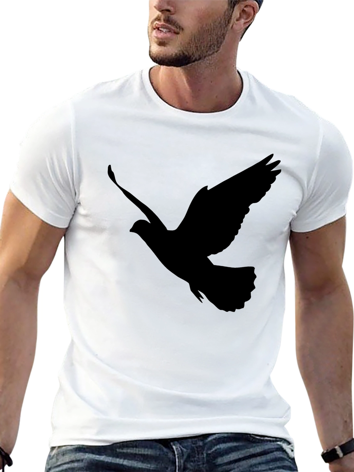 Dove Graphic Tee - Soft Stylish Cotton Shirt
