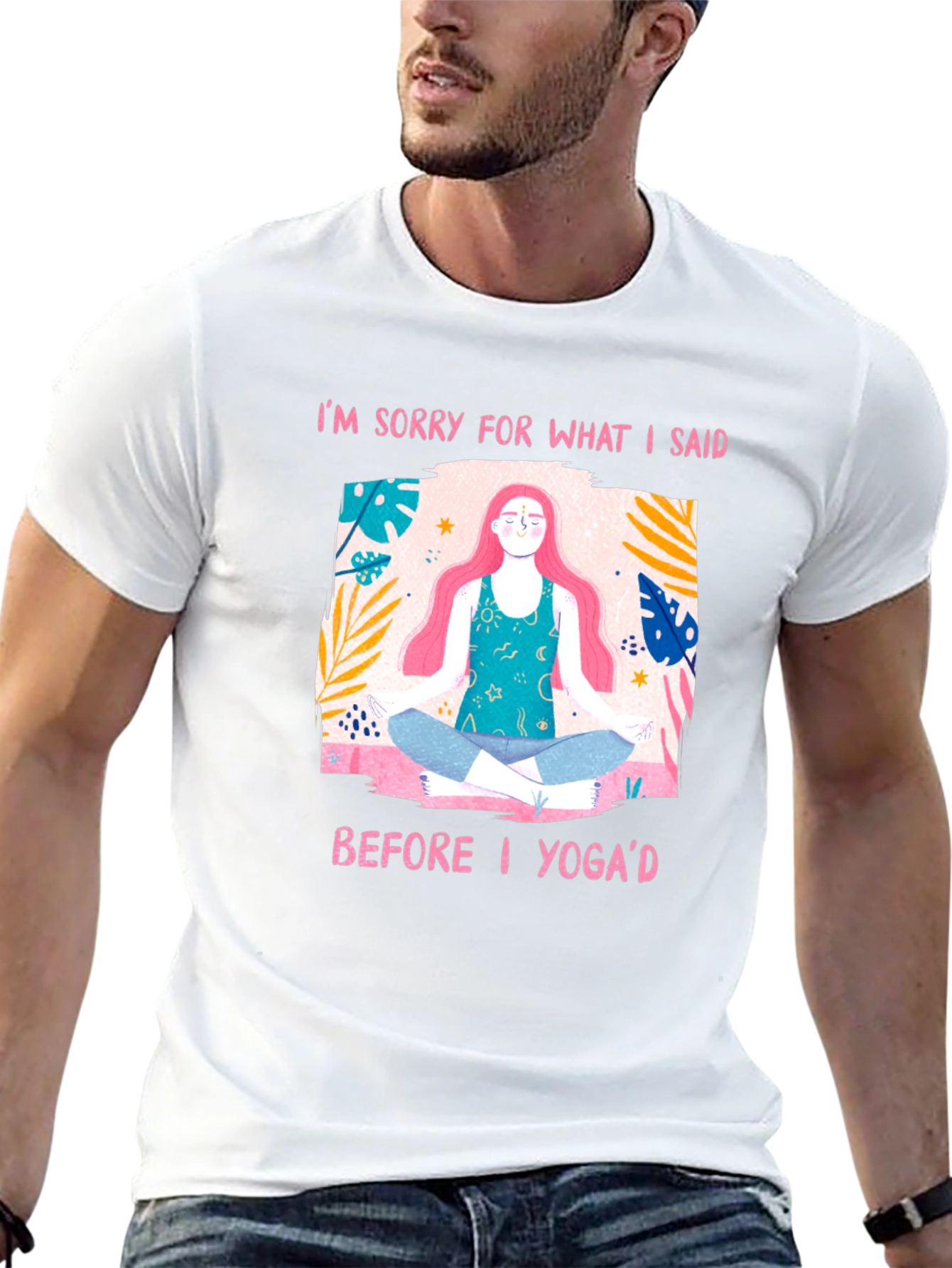 Yoga Apology Black T-Shirt
