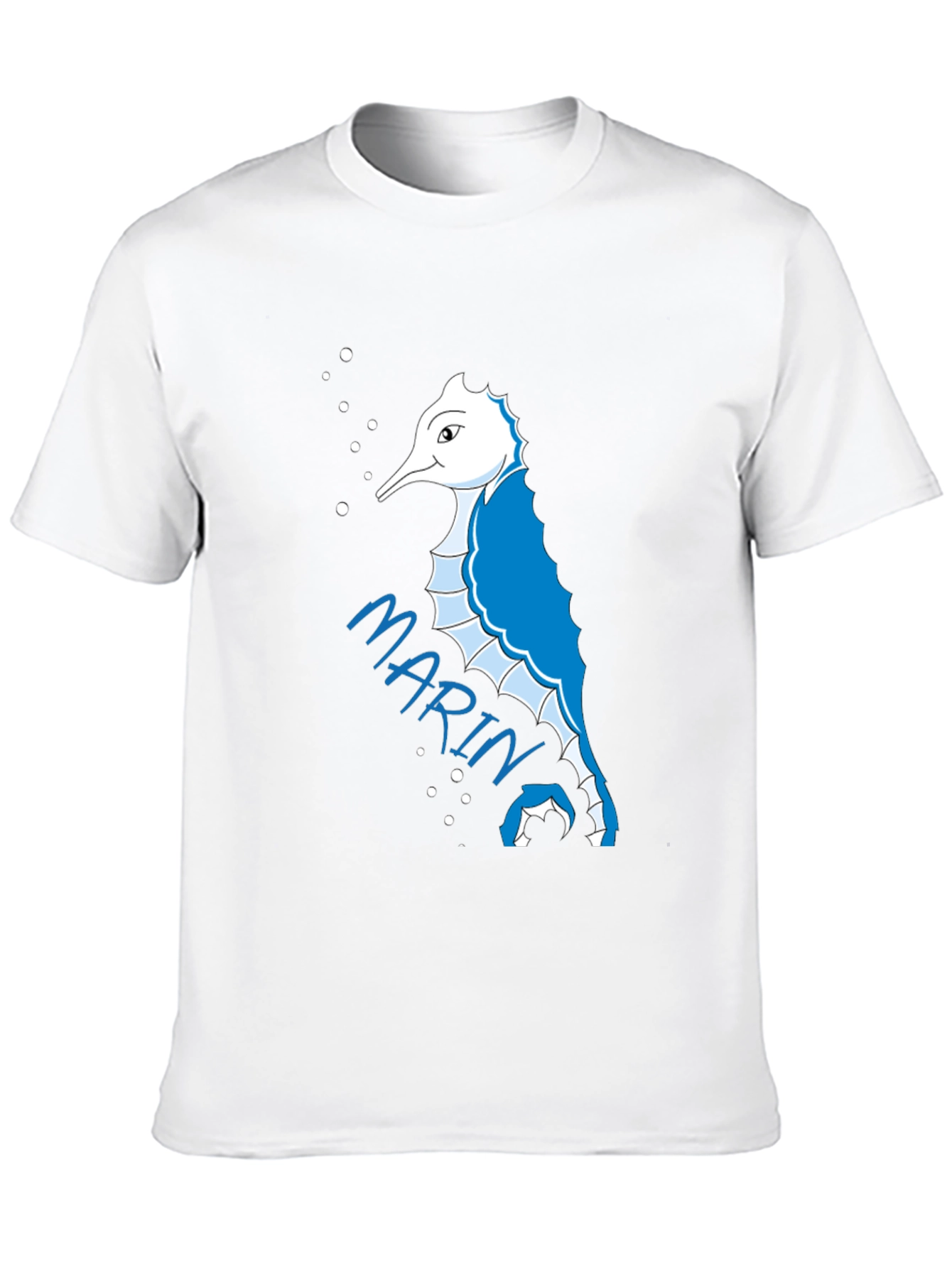 Seahorse Graphic Tee - Marine Life Shirt