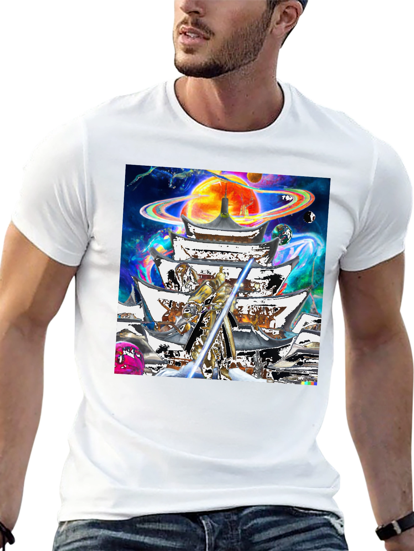 Sci-Fi Temple Graphic Tee
