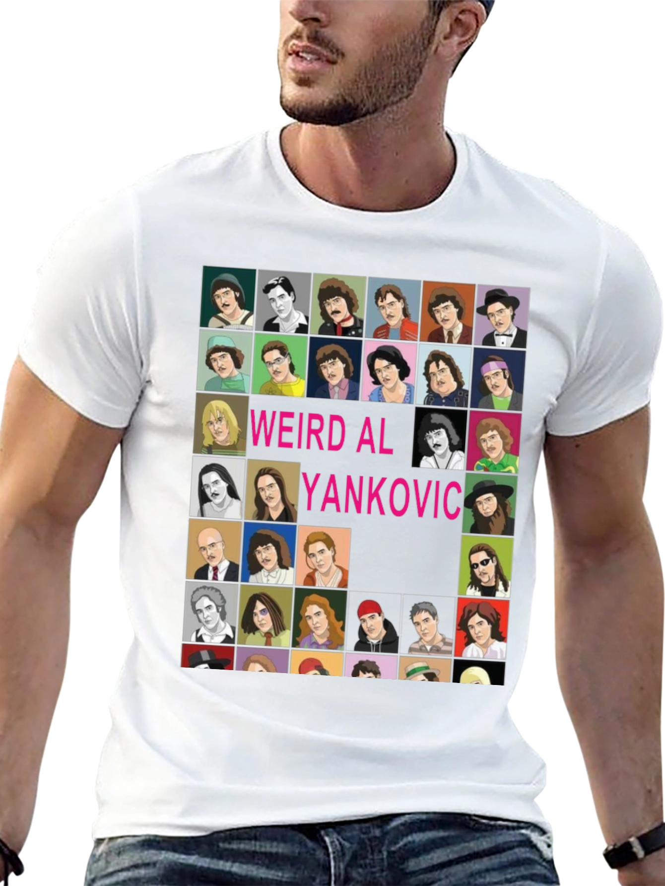 Weird Al Yankovic Collage Graphic Tee