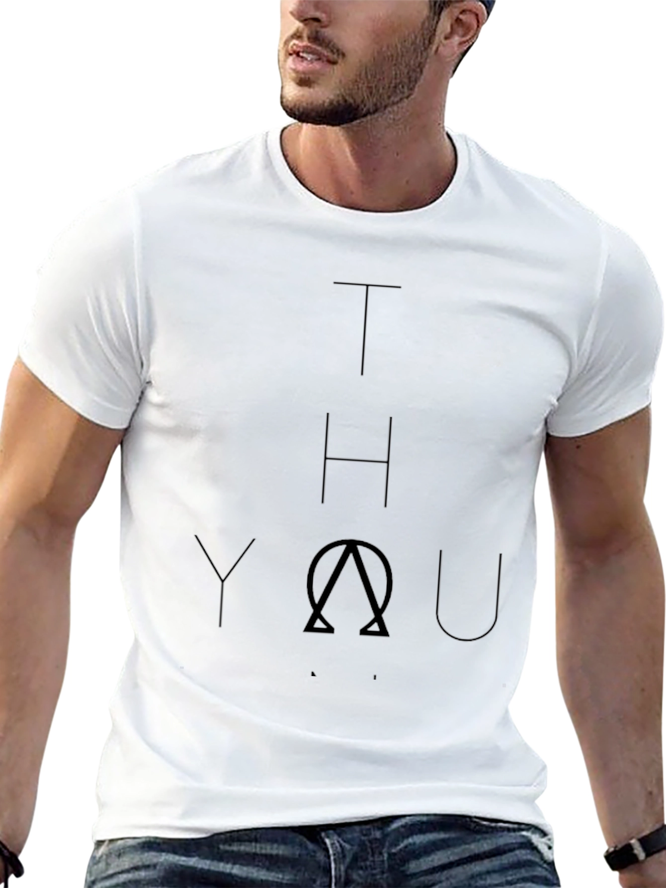 Abstract They Black T-Shirt