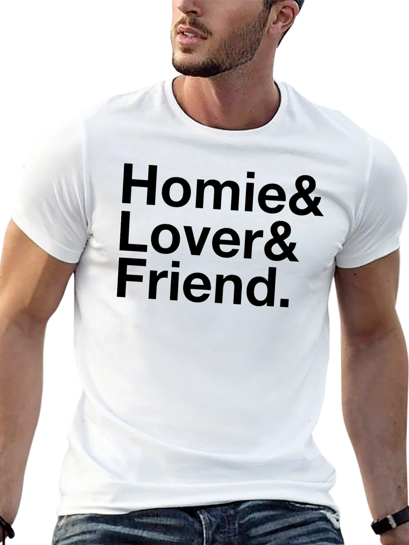 Homie Lover Friend Black T-Shirt