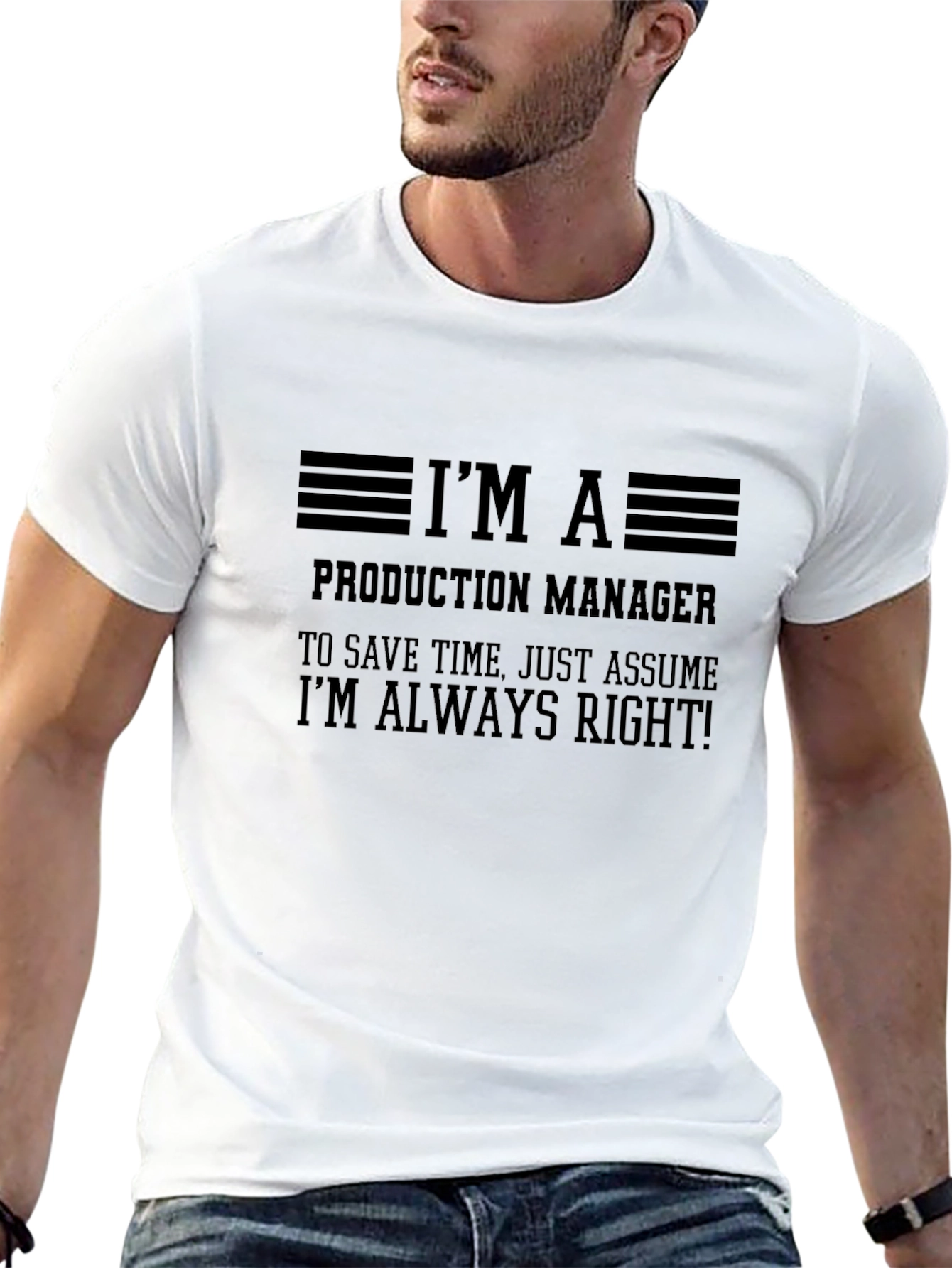 Production Manager Always Right Graphic Tee