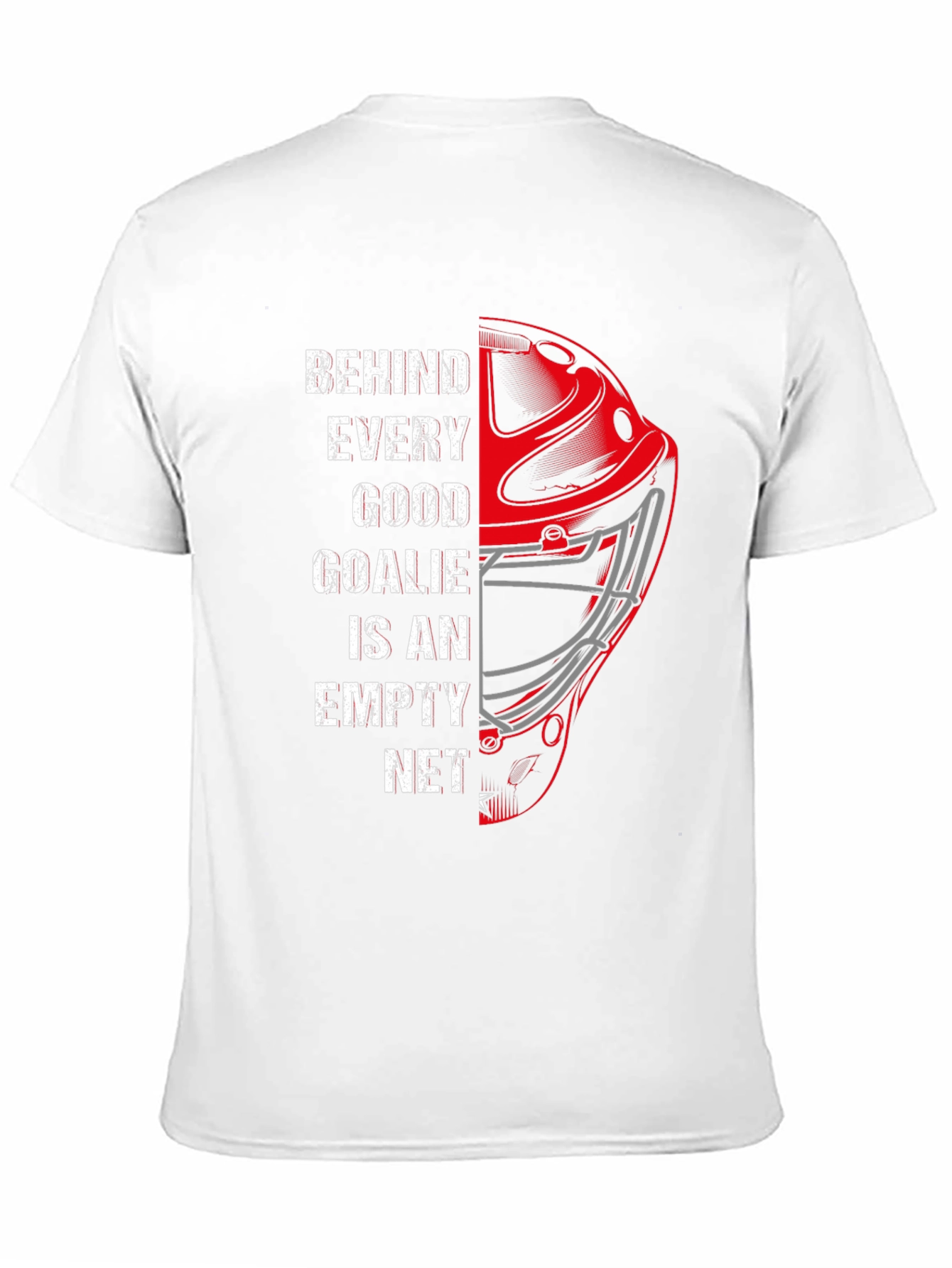 Hockey Goalie Graphic Tee - Behind Every Good Goalie