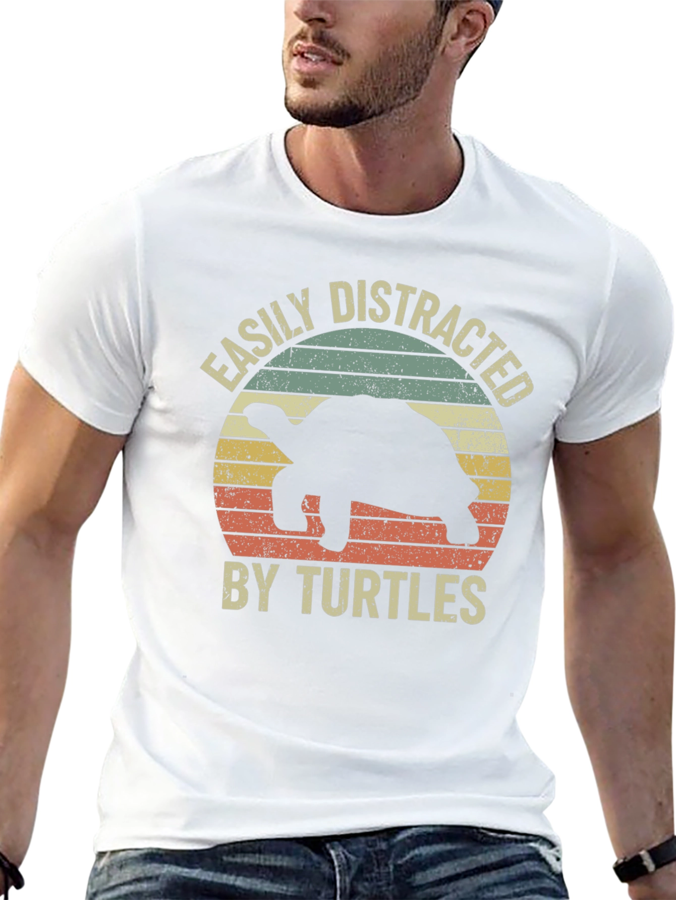 Easily Distracted by Turtles Graphic Tee