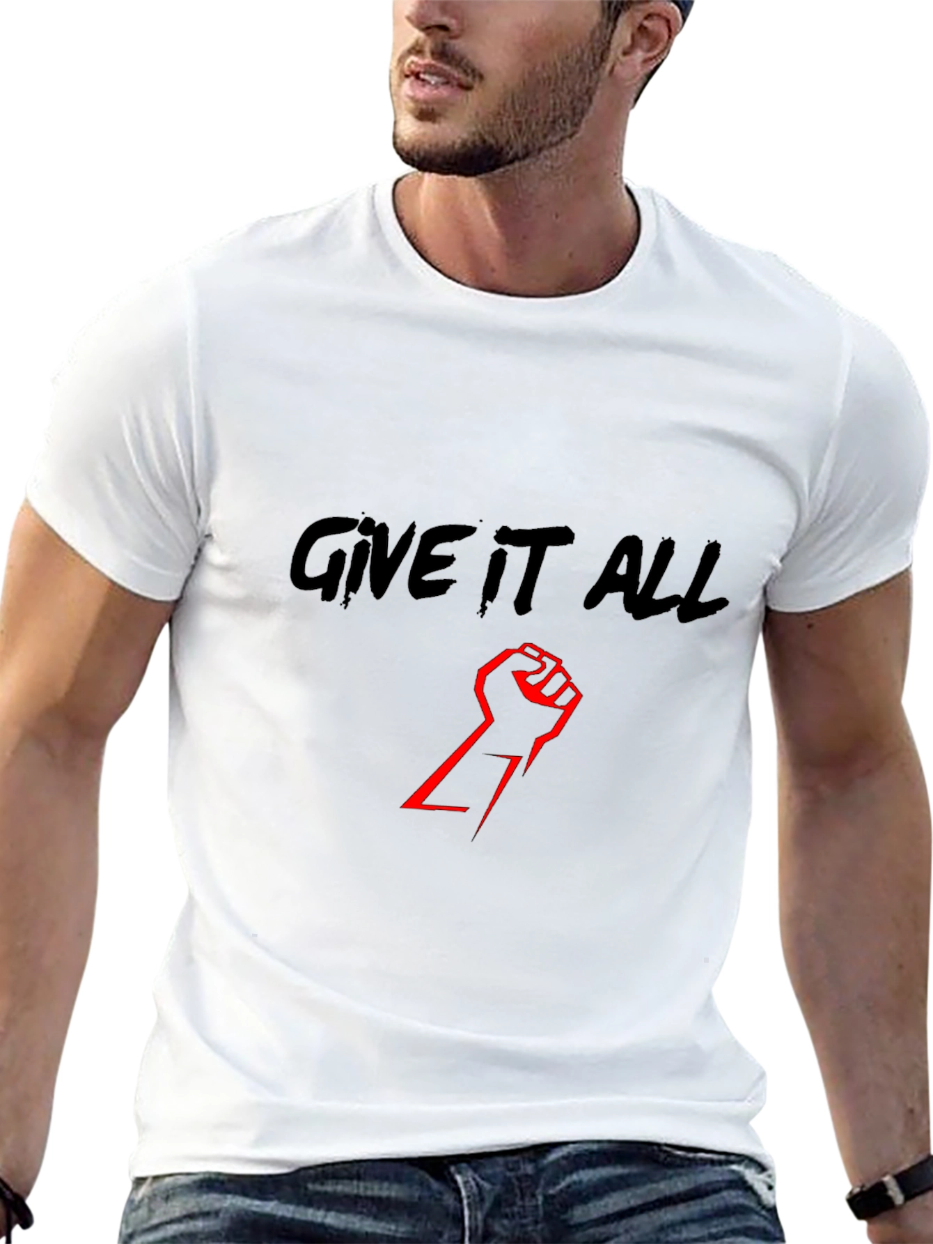 Give It All Black T-Shirt