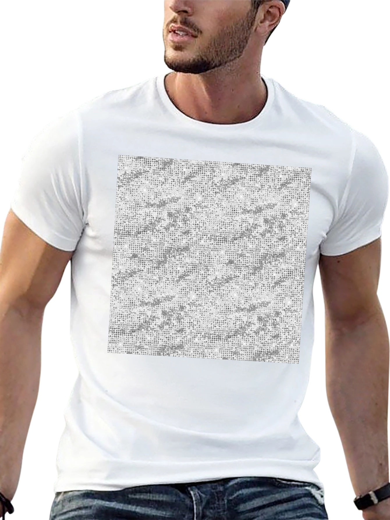 Urban Camo Crew Neck T-Shirt - Modern Style