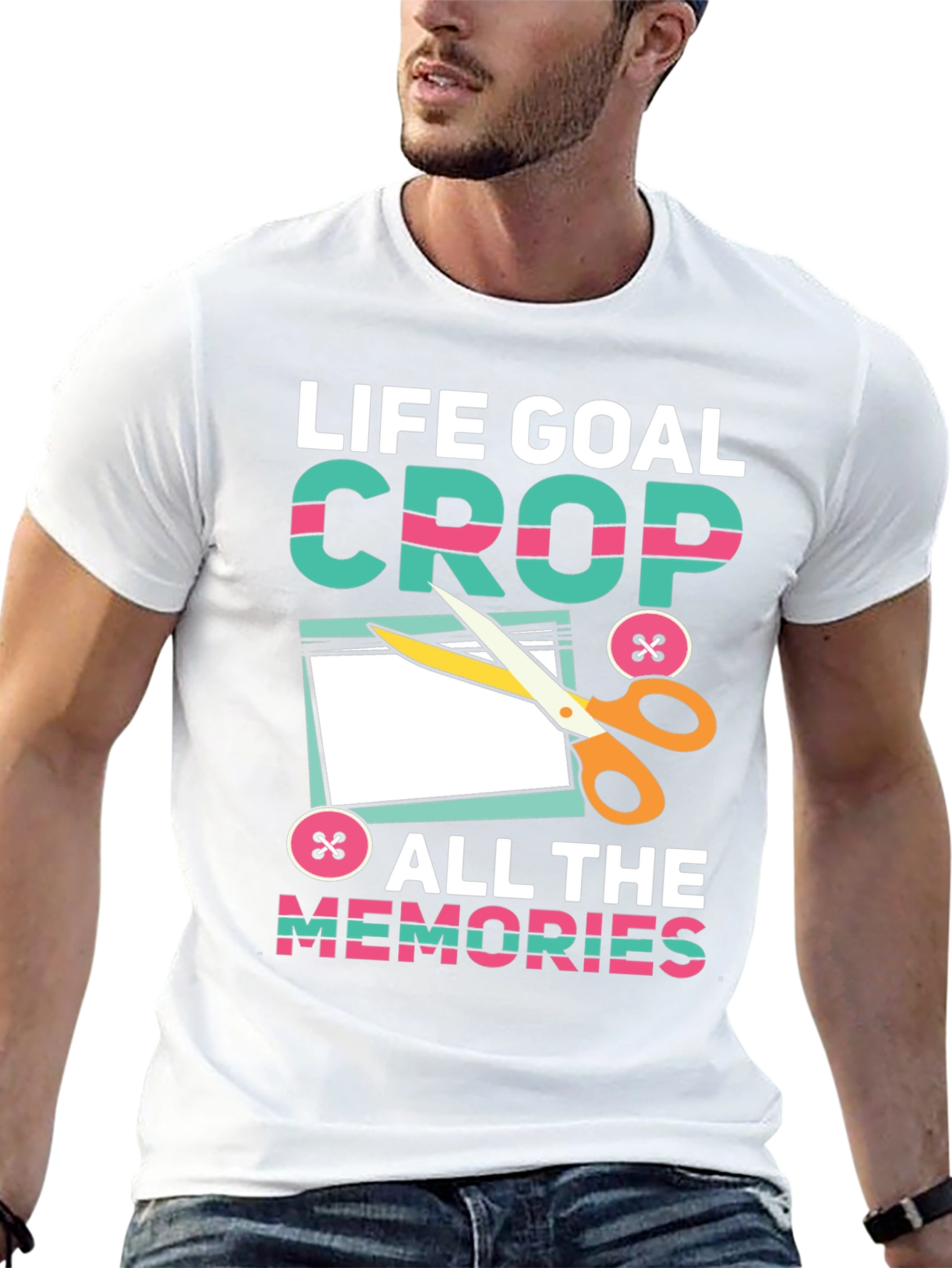 Life Goal Crop All the Memories T-Shirt