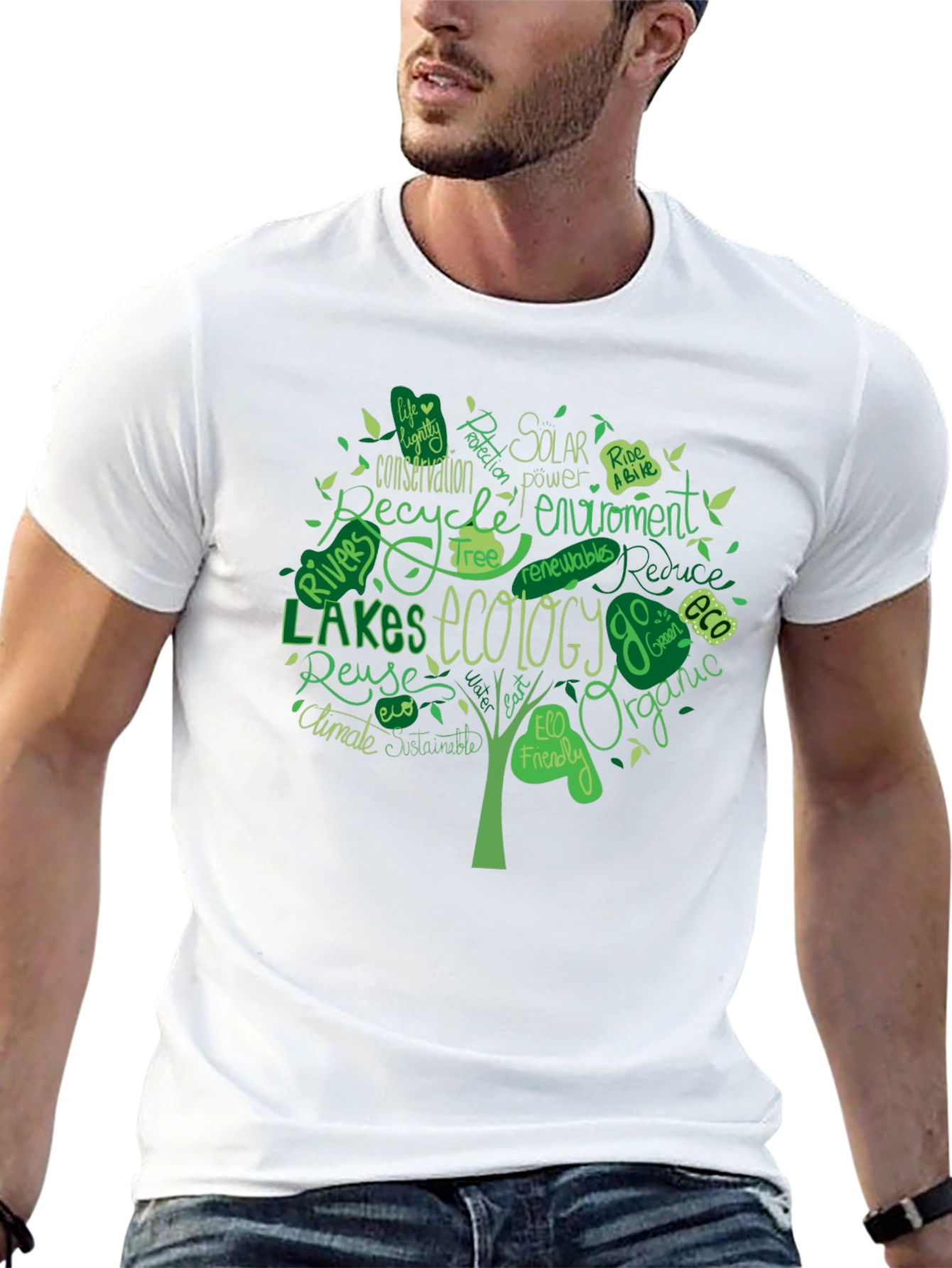 Eco-Friendly Ecology Tree T-Shirt