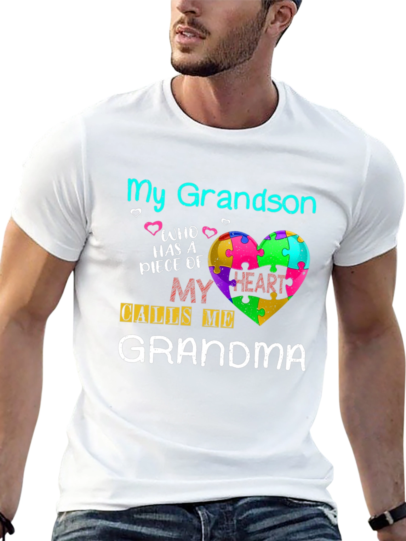 My Grandson Autism Awareness T-Shirt