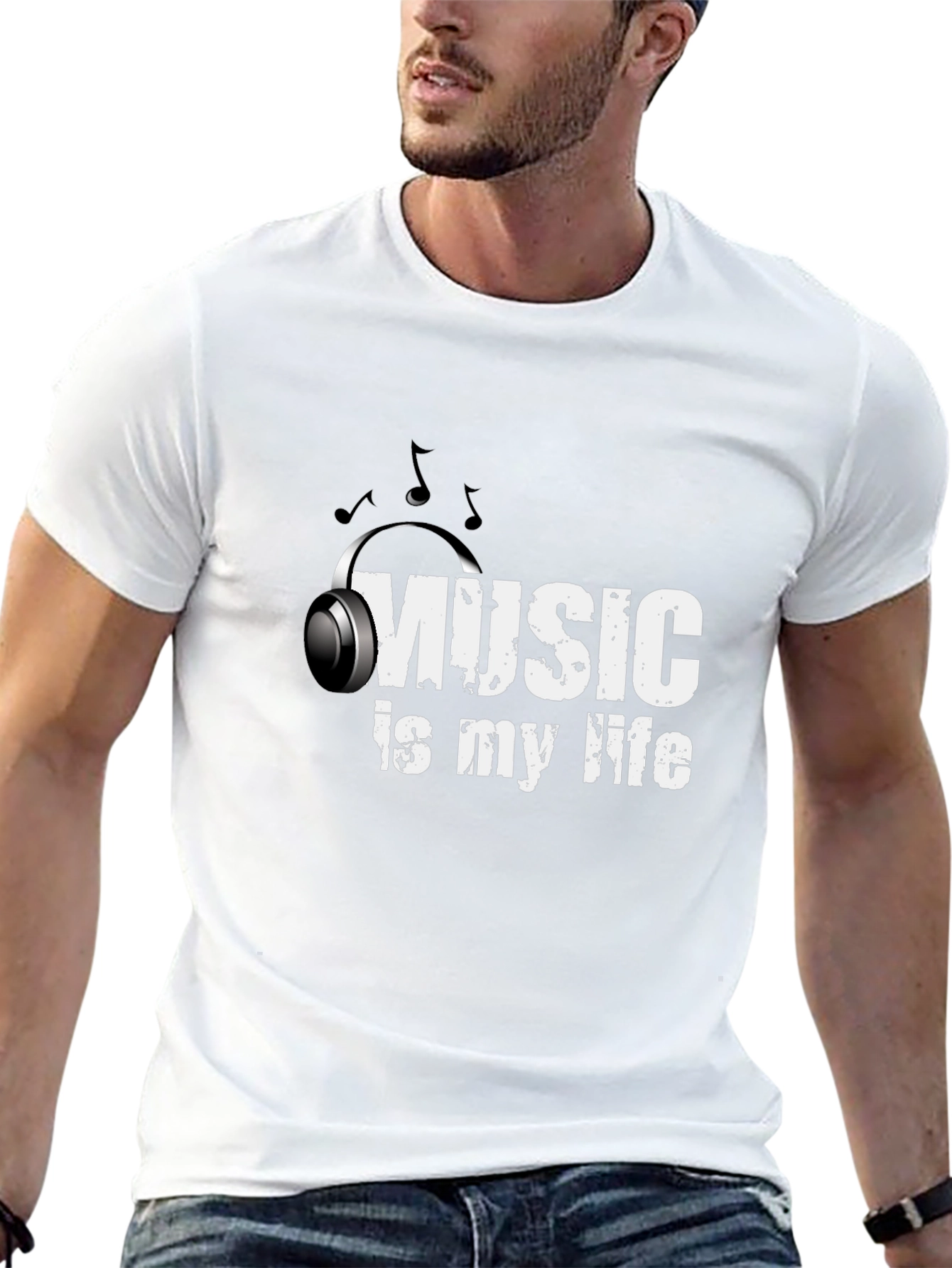 Music is My Life - Mens Graphic Tee