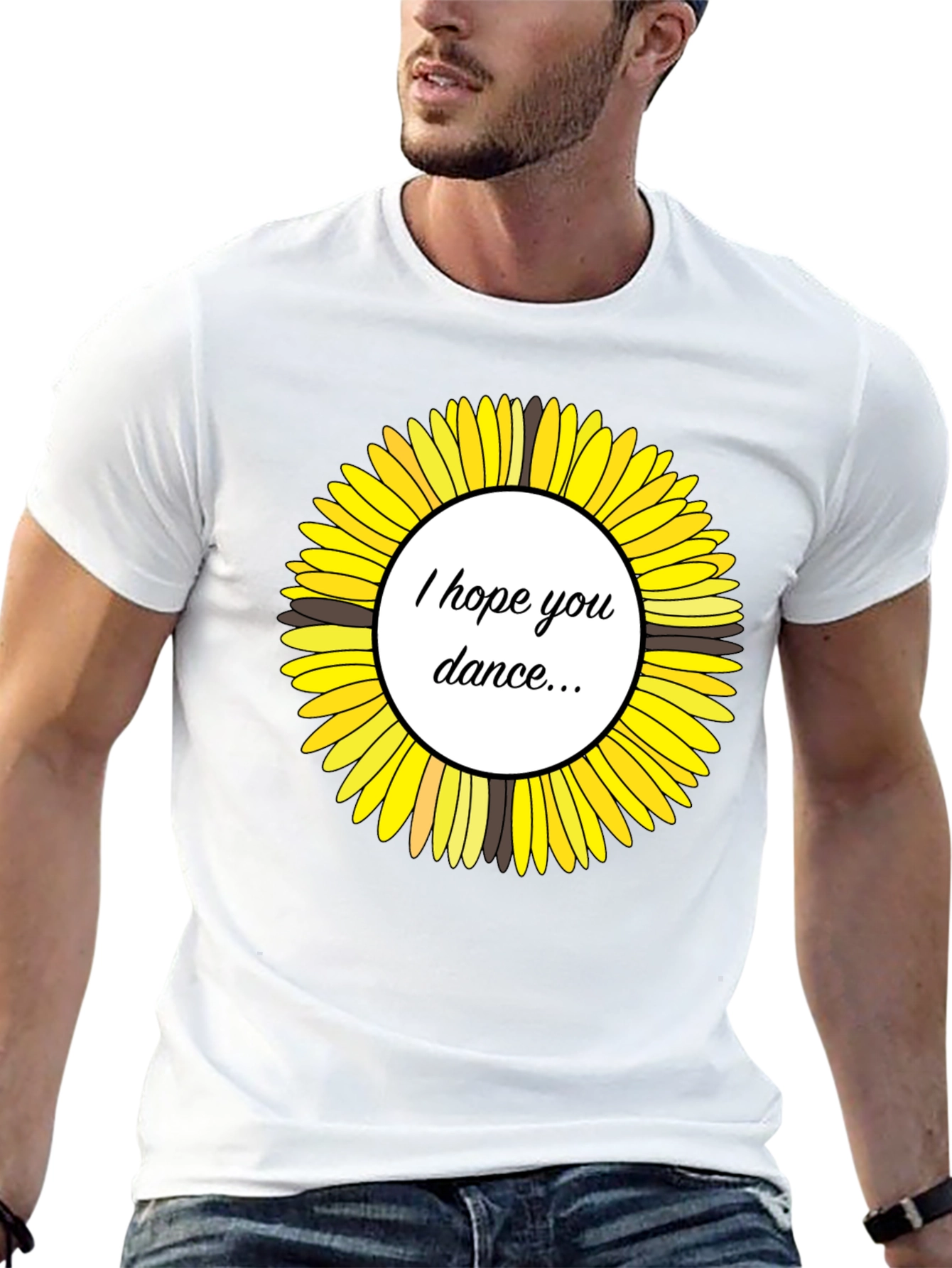 Sunflower I Hope You Dance Graphic T-Shirt