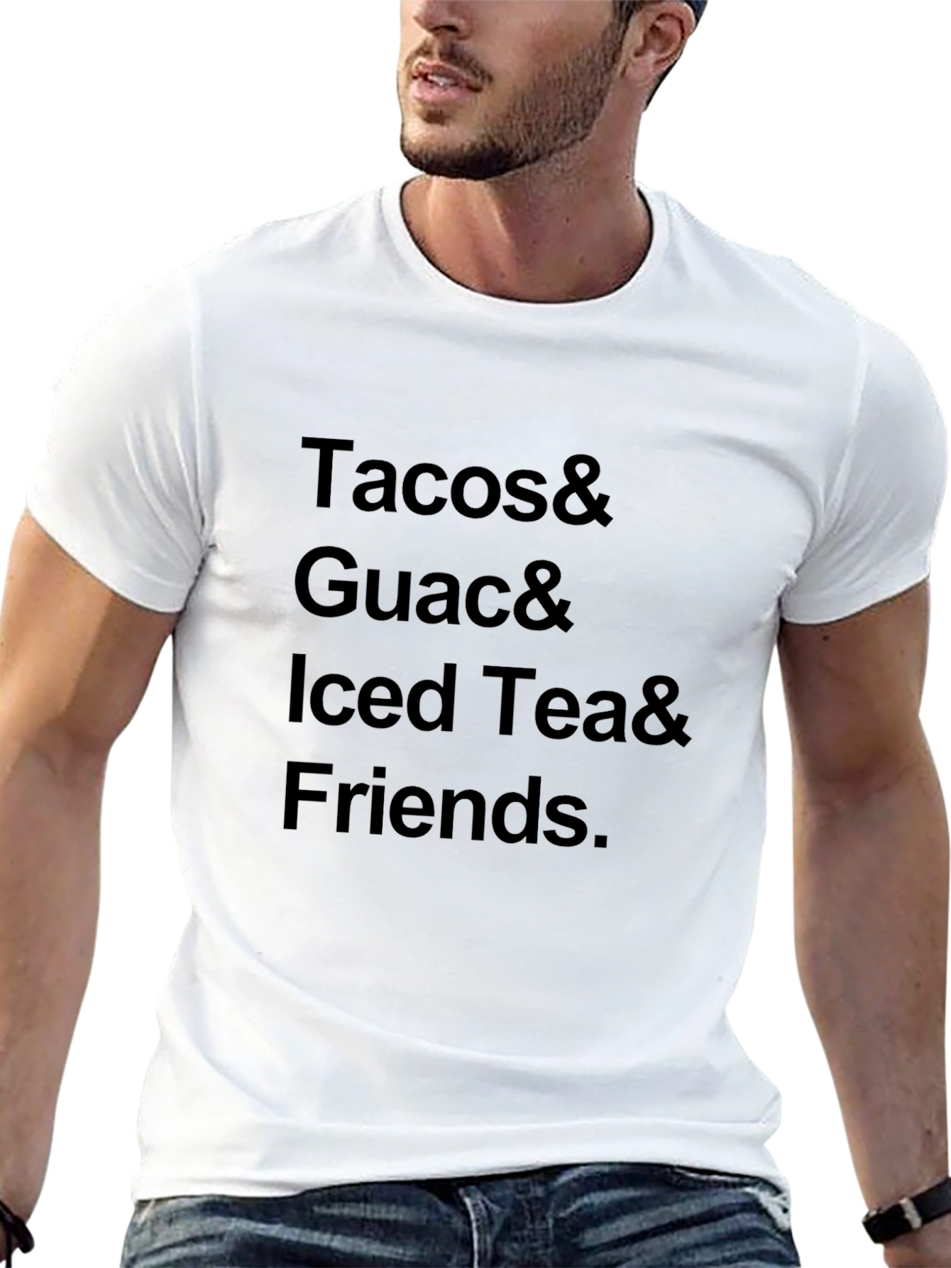 Tacos & Guac & Iced Tea Graphic Tee