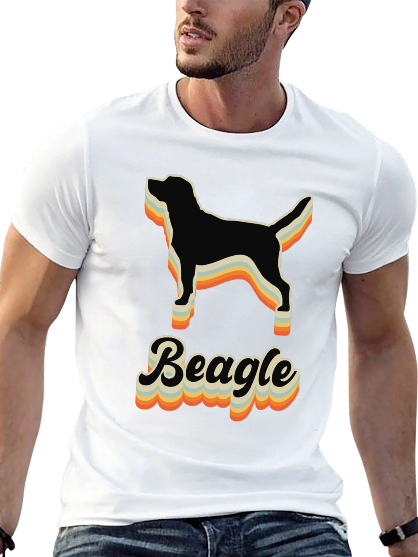 Retro Beagle Dog T-Shirt
