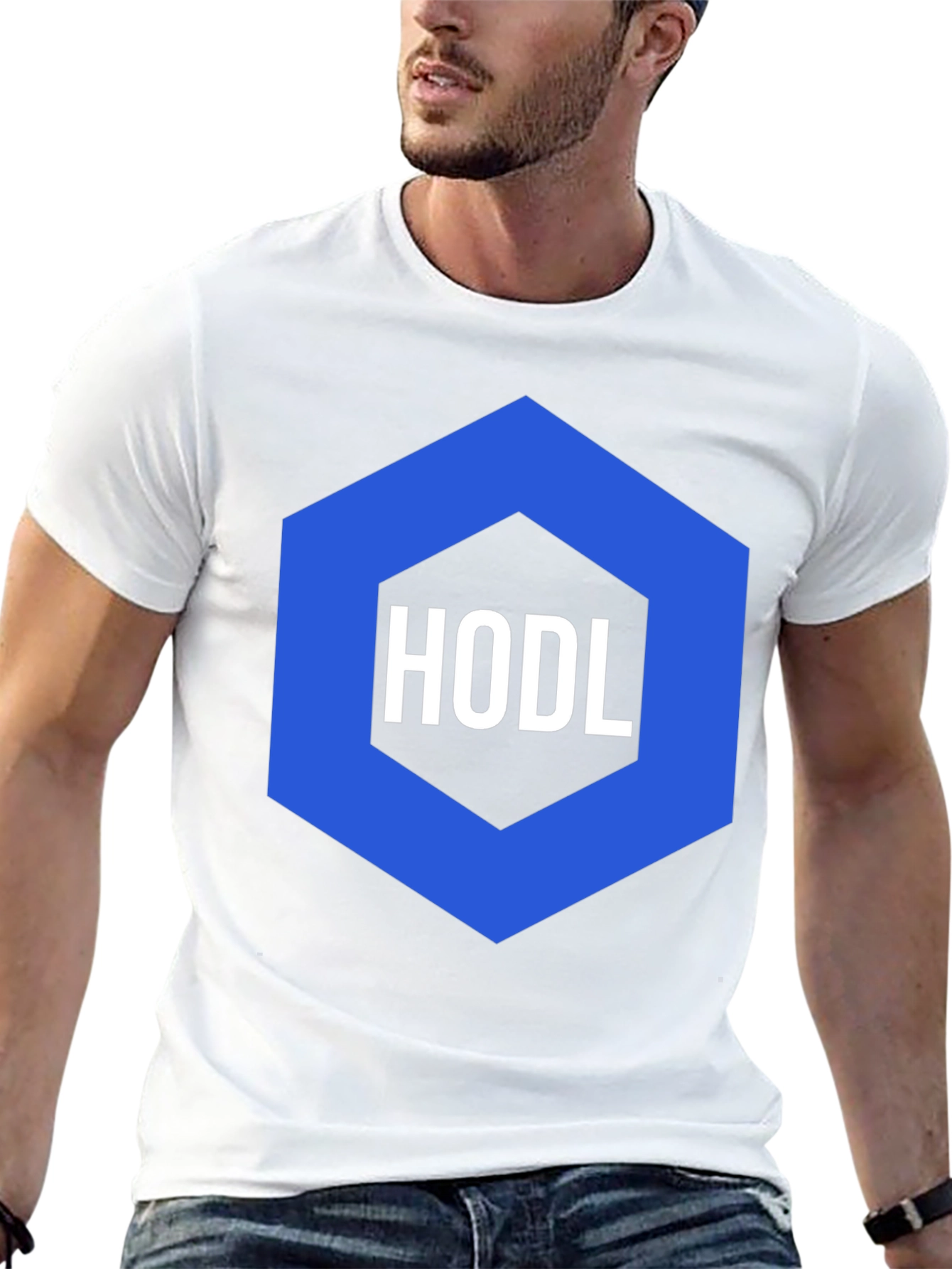 HODL Crypto T-Shirt - Black Cotton Graphic Tee