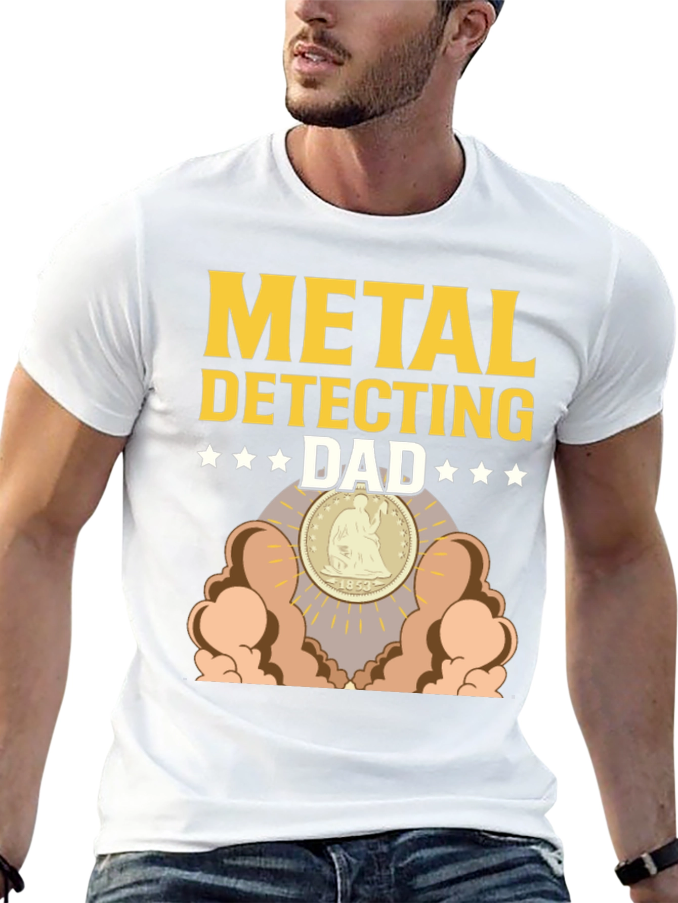 Metal Detecting Dad T-Shirt