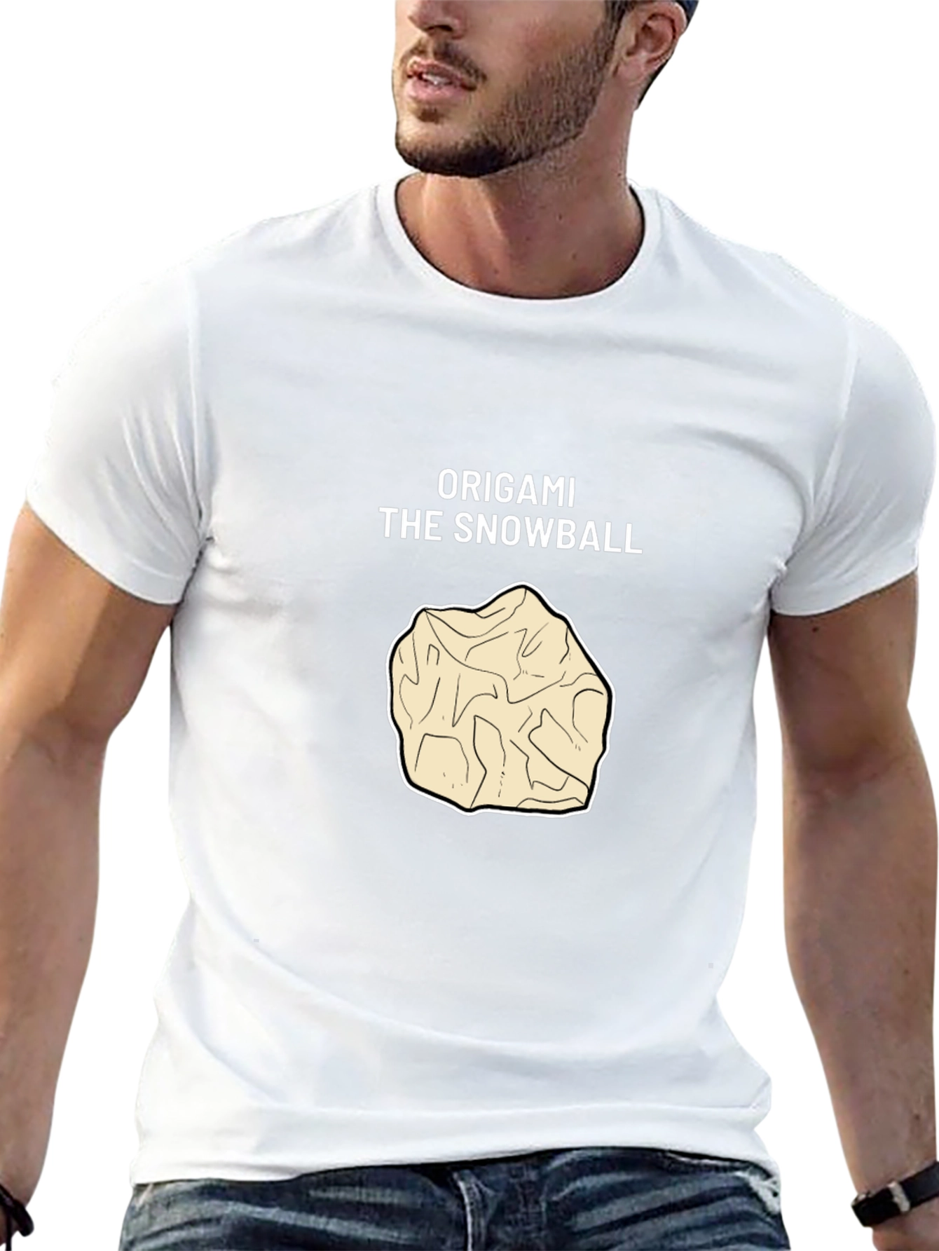 Origami Snowball Graphic Tee