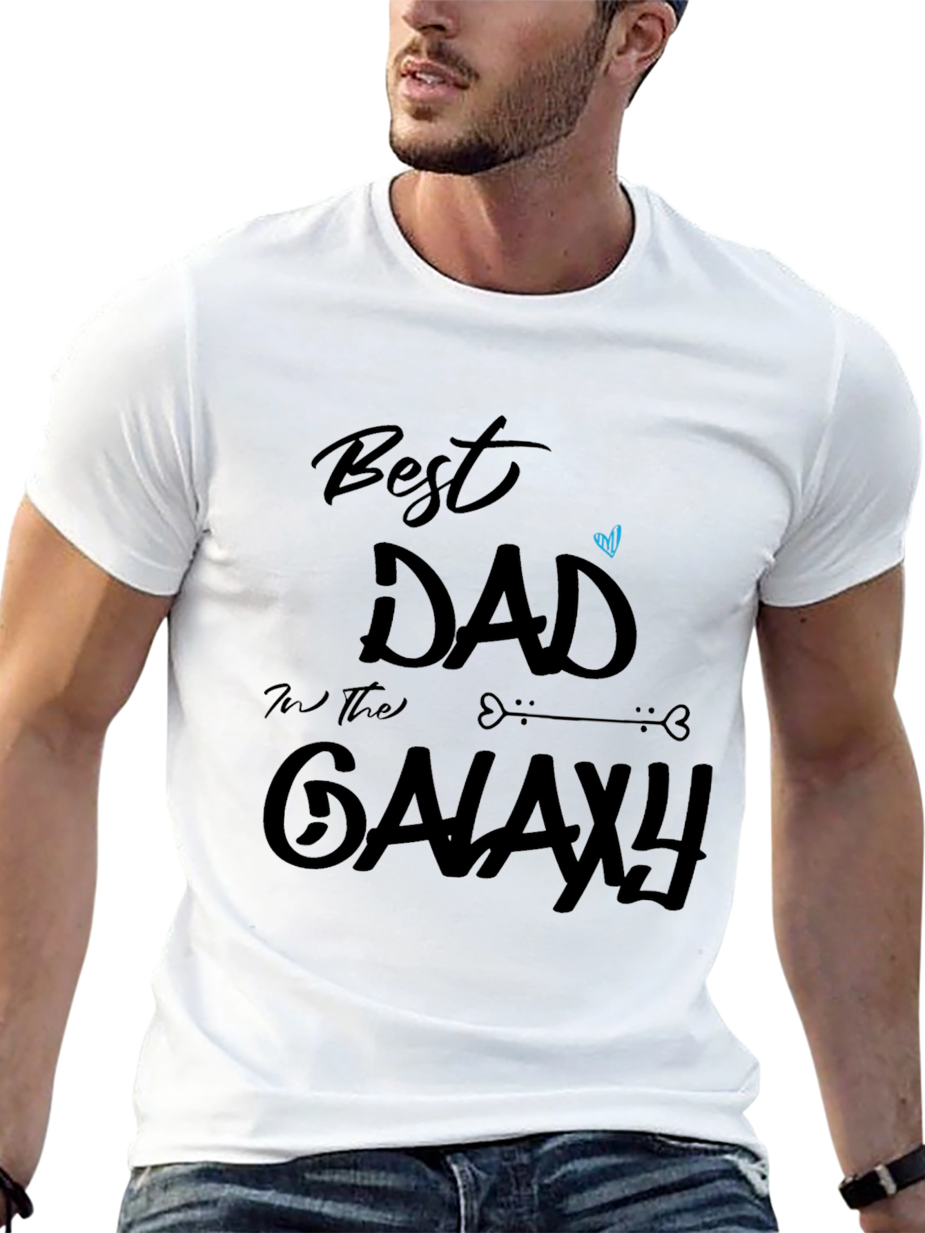 Best Dad in the Galaxy Mens T-Shirt