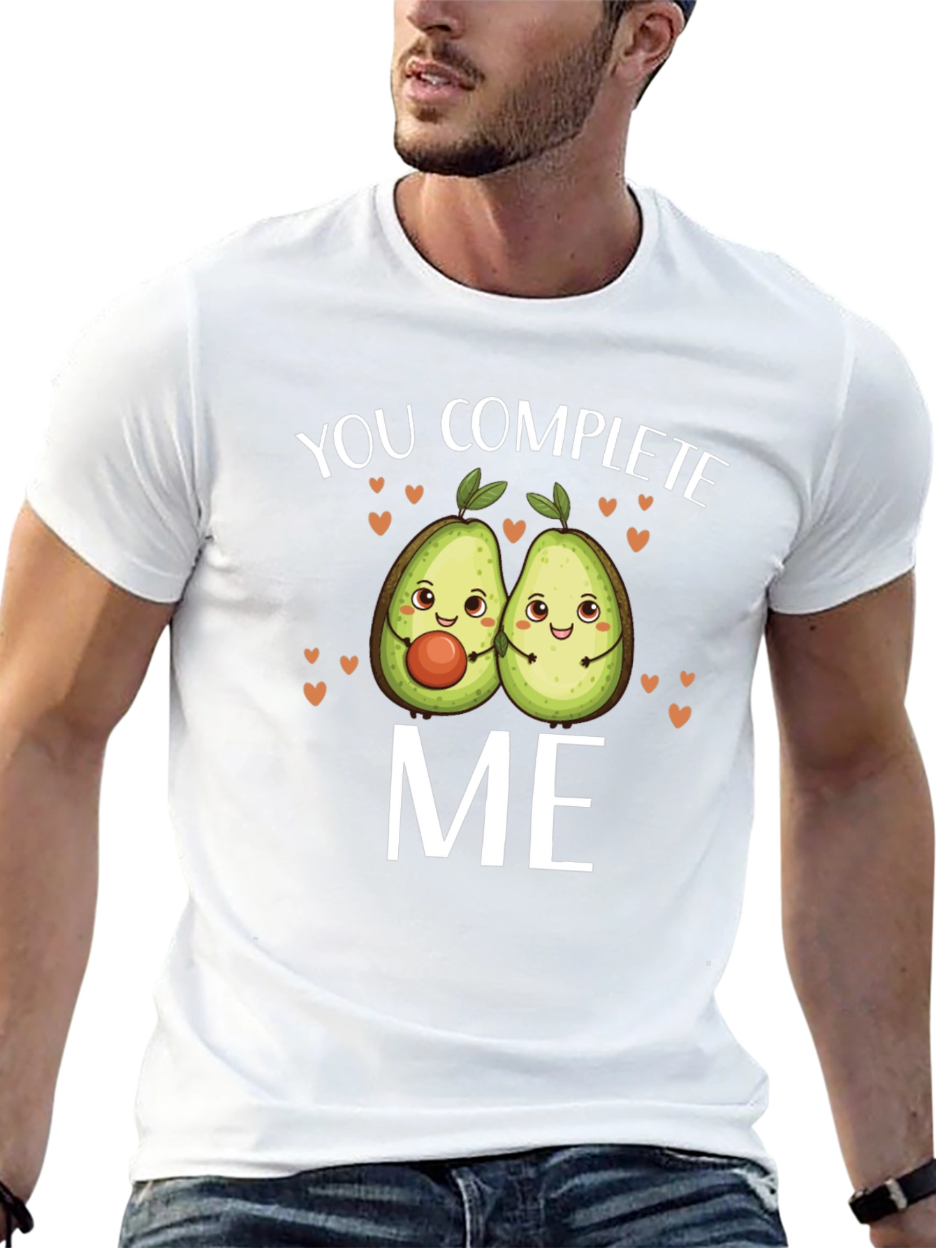 You Complete Me Avocado Graphic T-Shirt