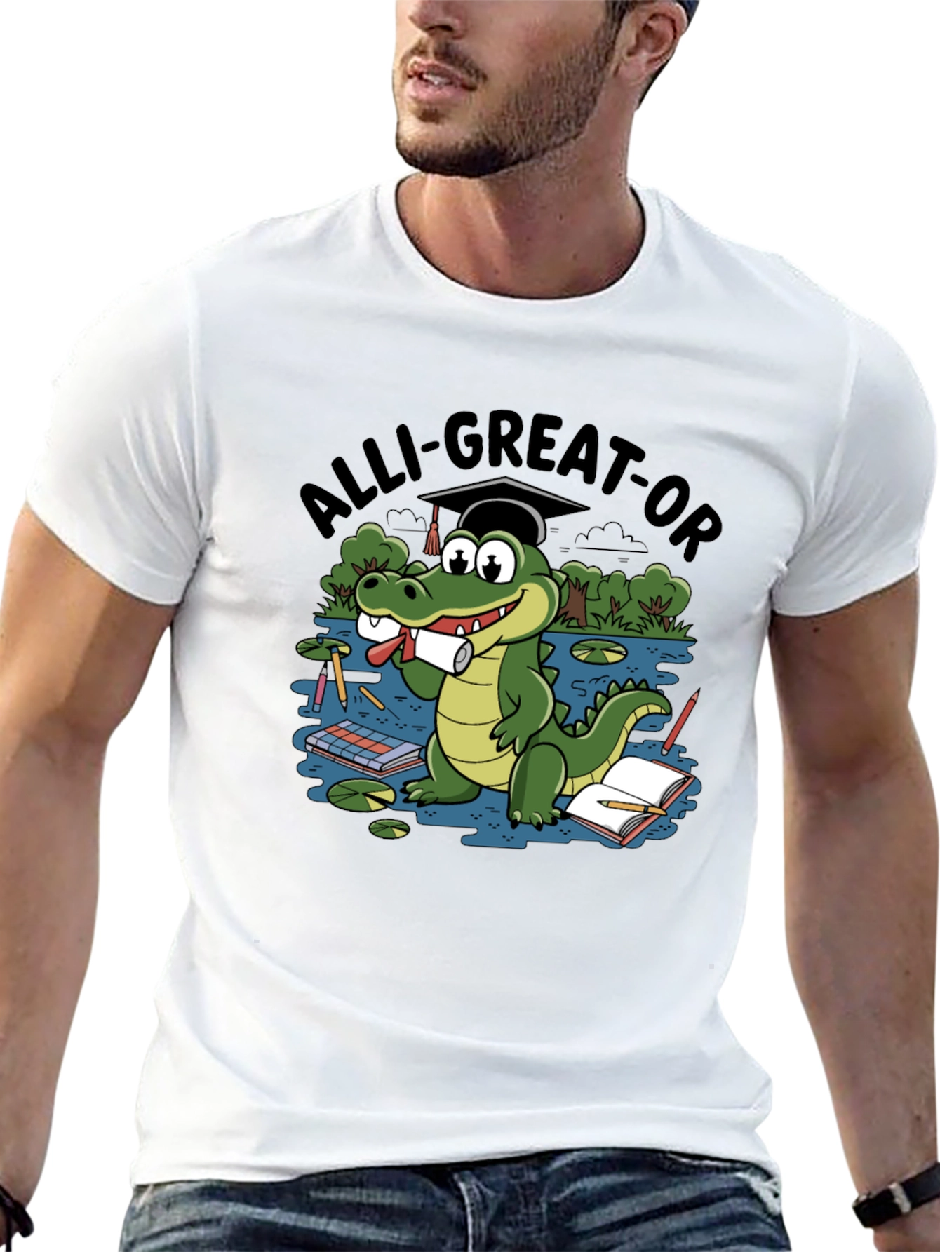 Alli-Great-Or Graduation Alligator T-Shirt