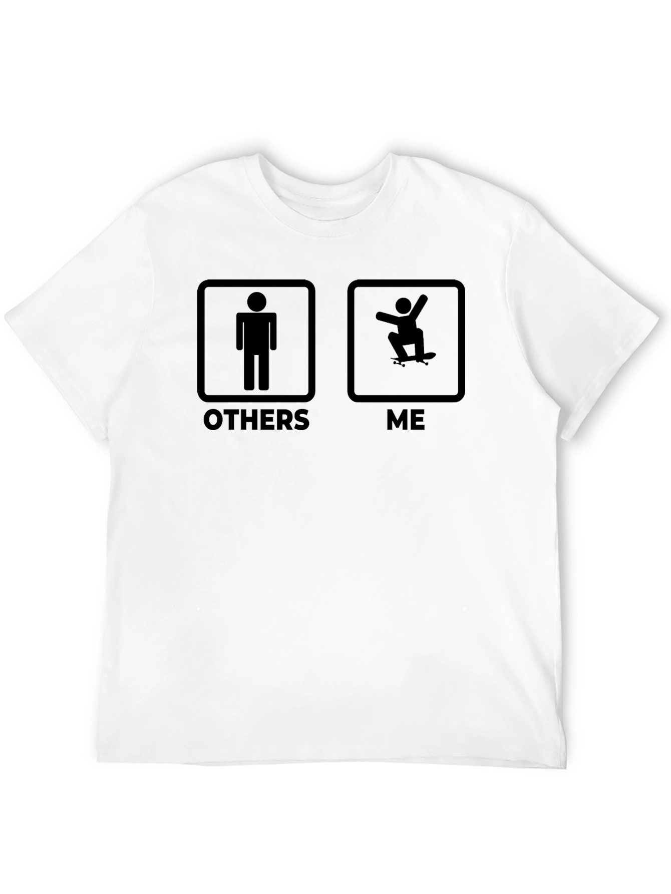 Funny Skateboarder Graphic T-Shirt