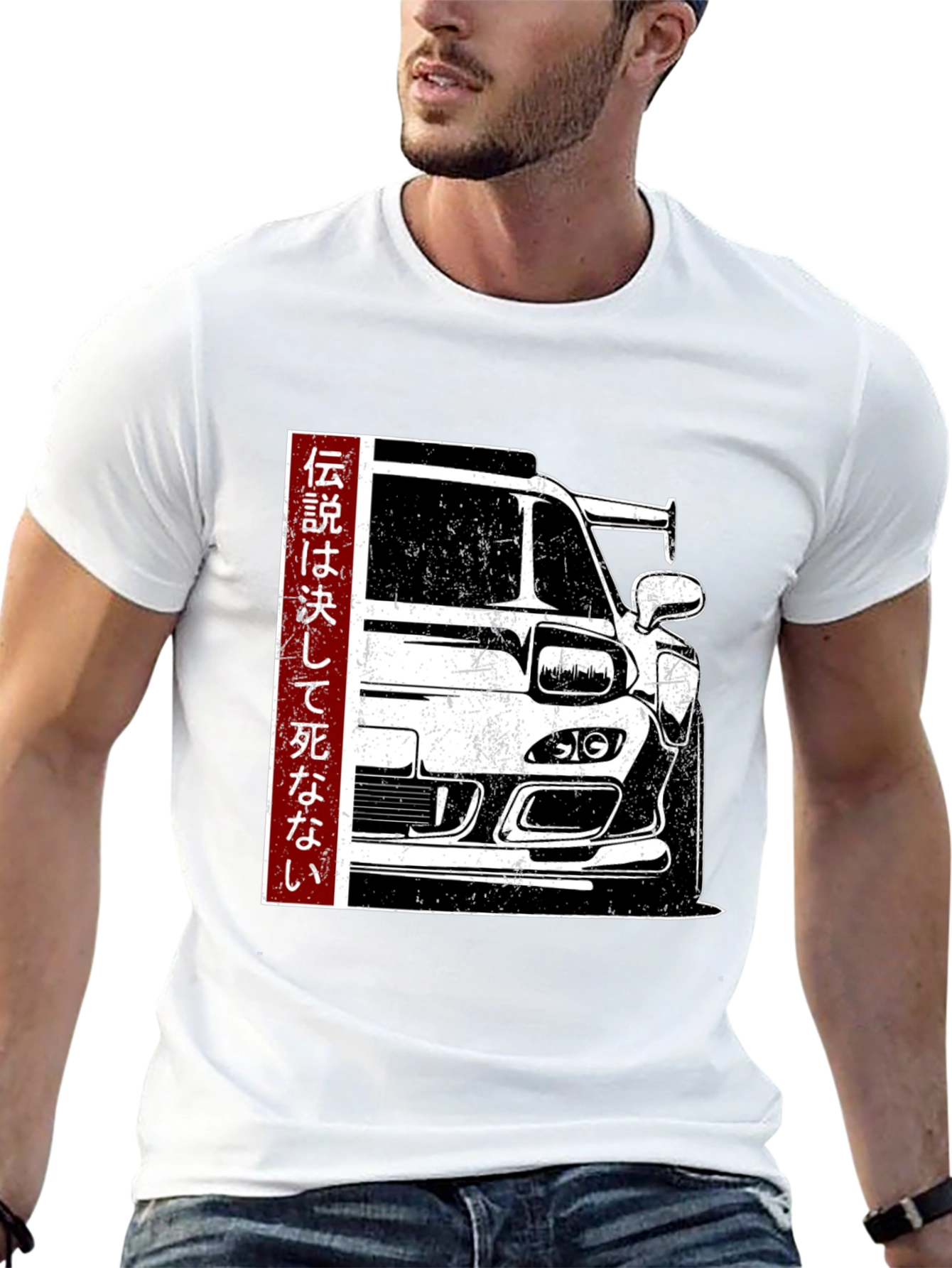 JDM Car Graphic Black T-Shirt