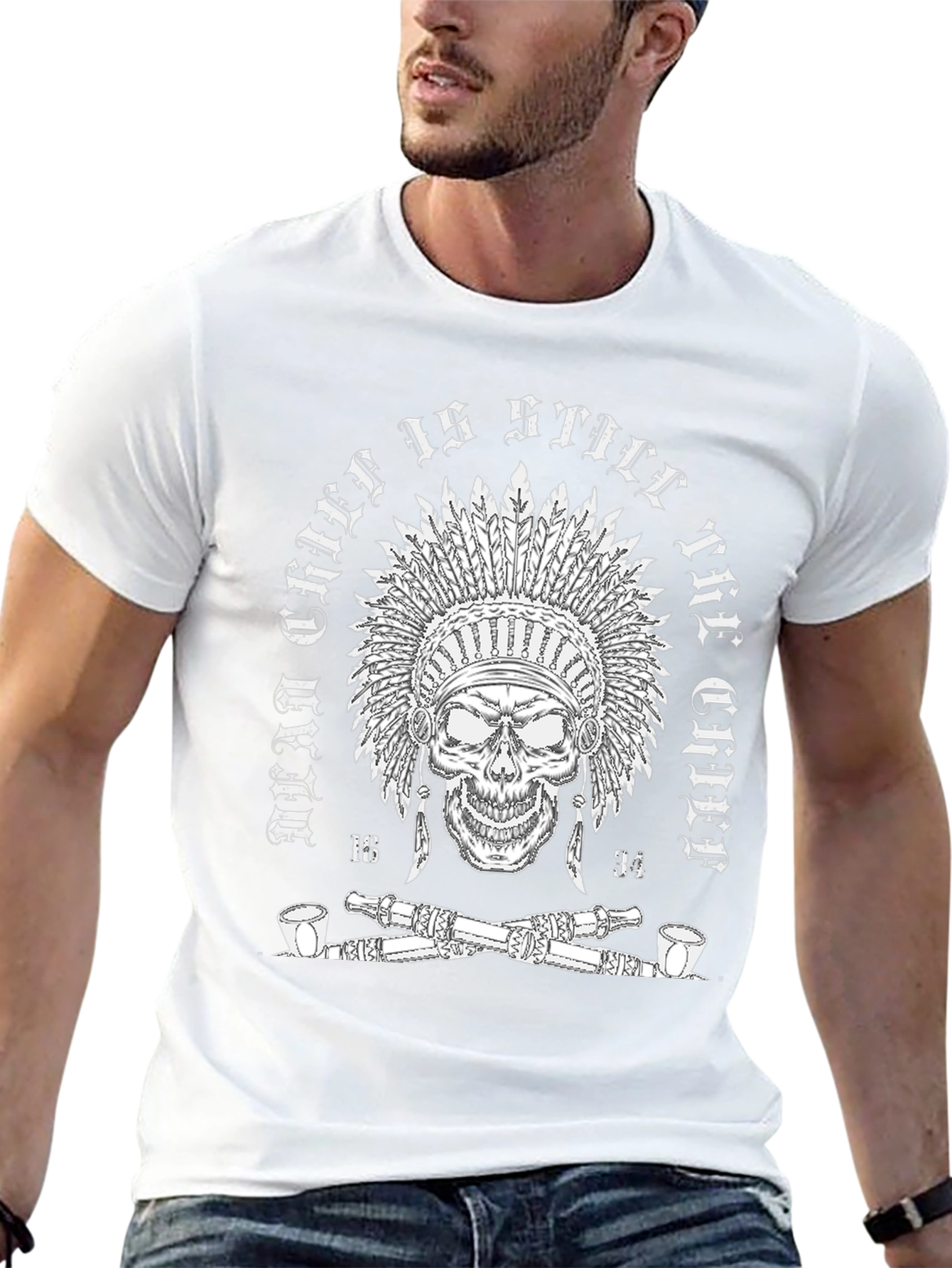 Chief Skull Graphic Tee