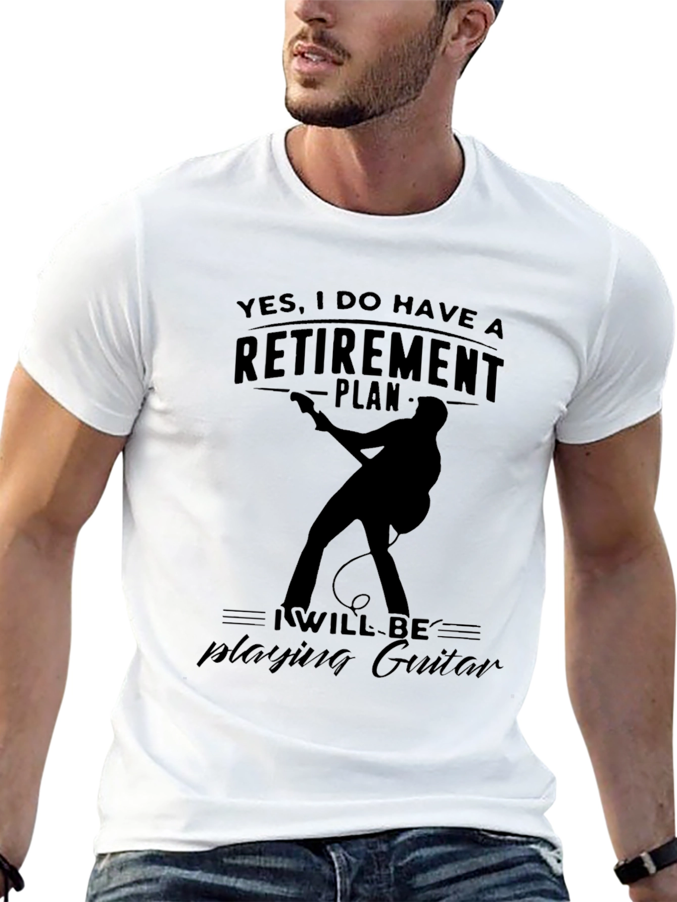 Retirement Plan Guitar T-Shirt