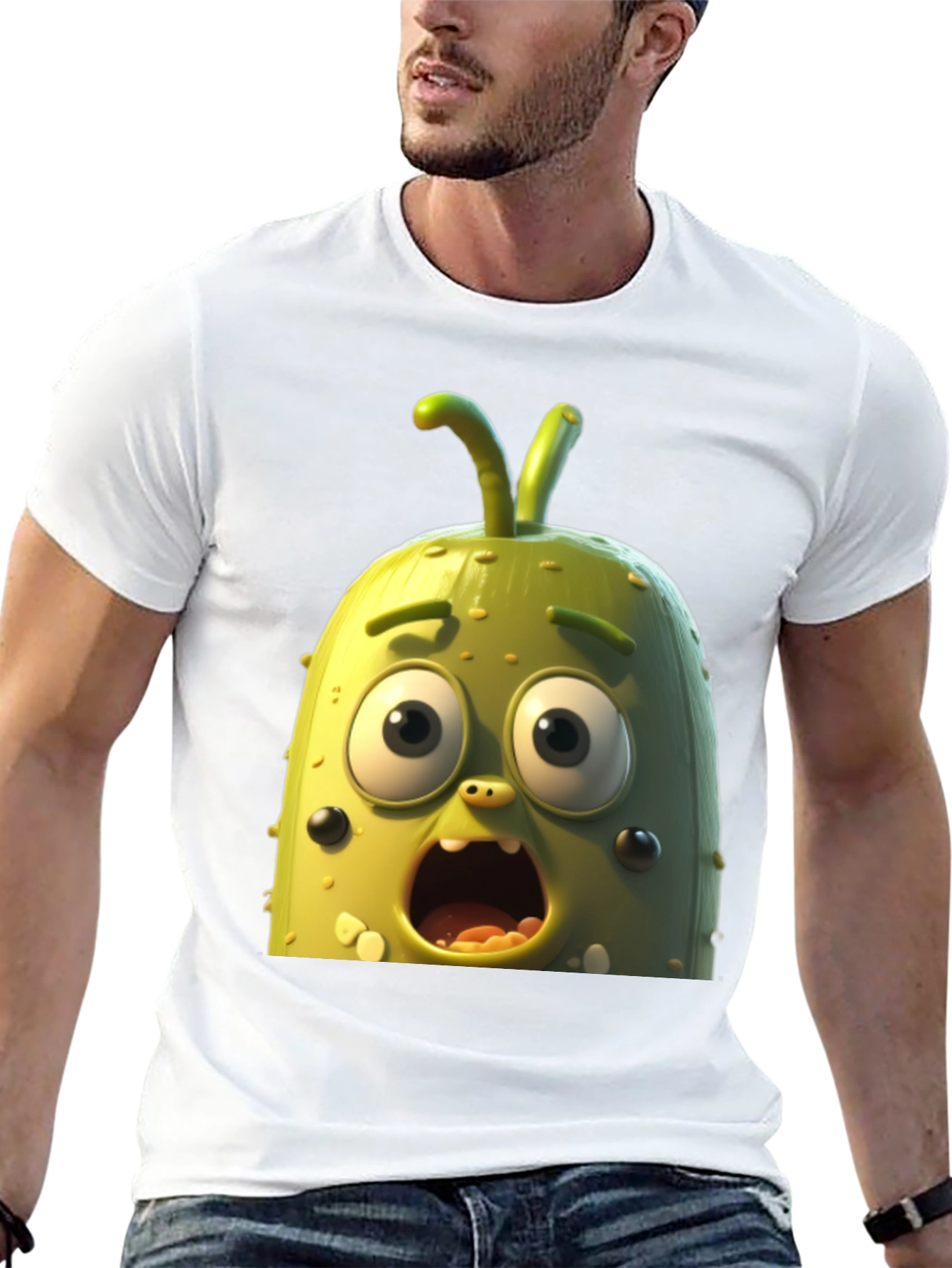 Pickle Rick T-Shirt - Black Cartoon Tee