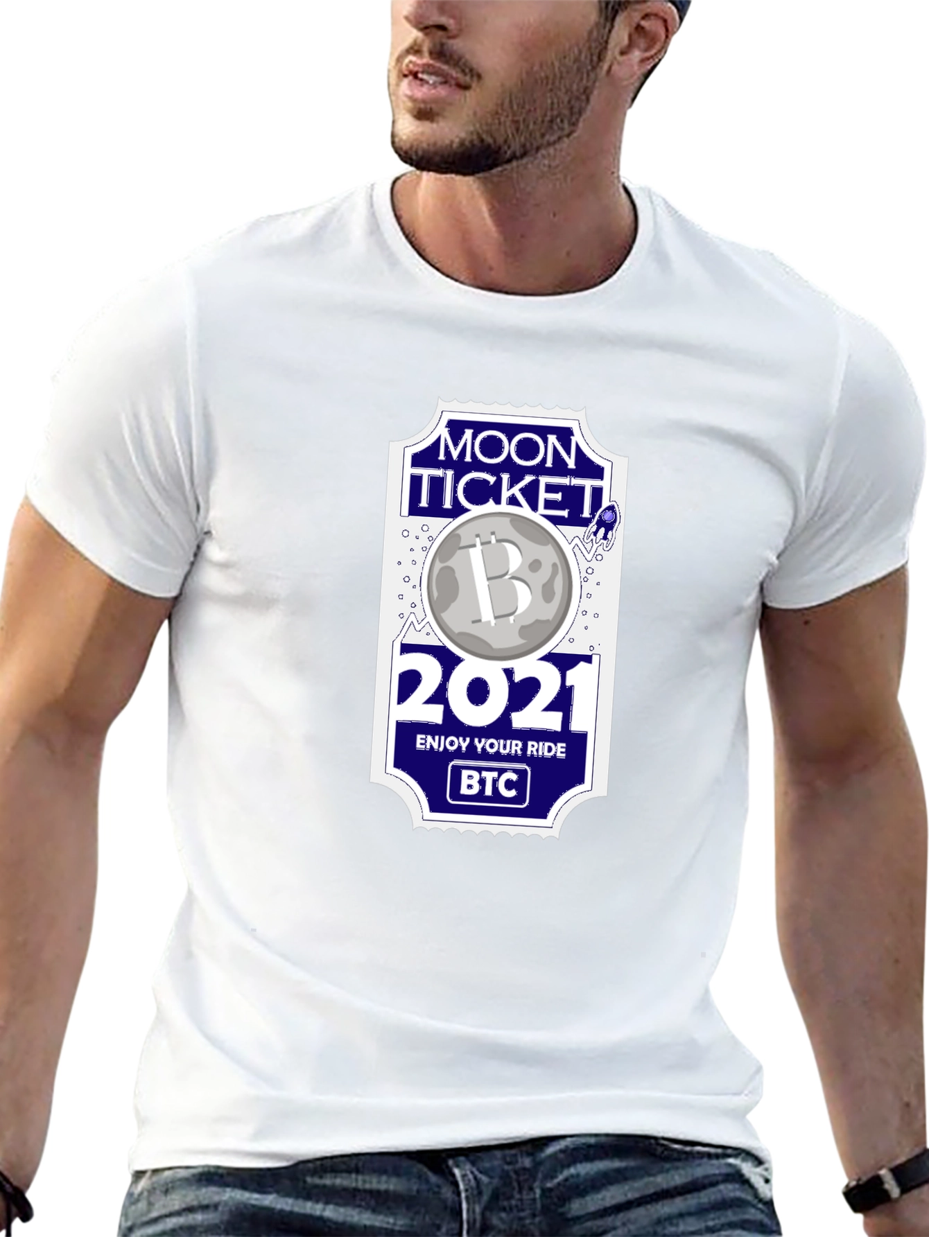 Moon Ticket 2021 BTC T-Shirt