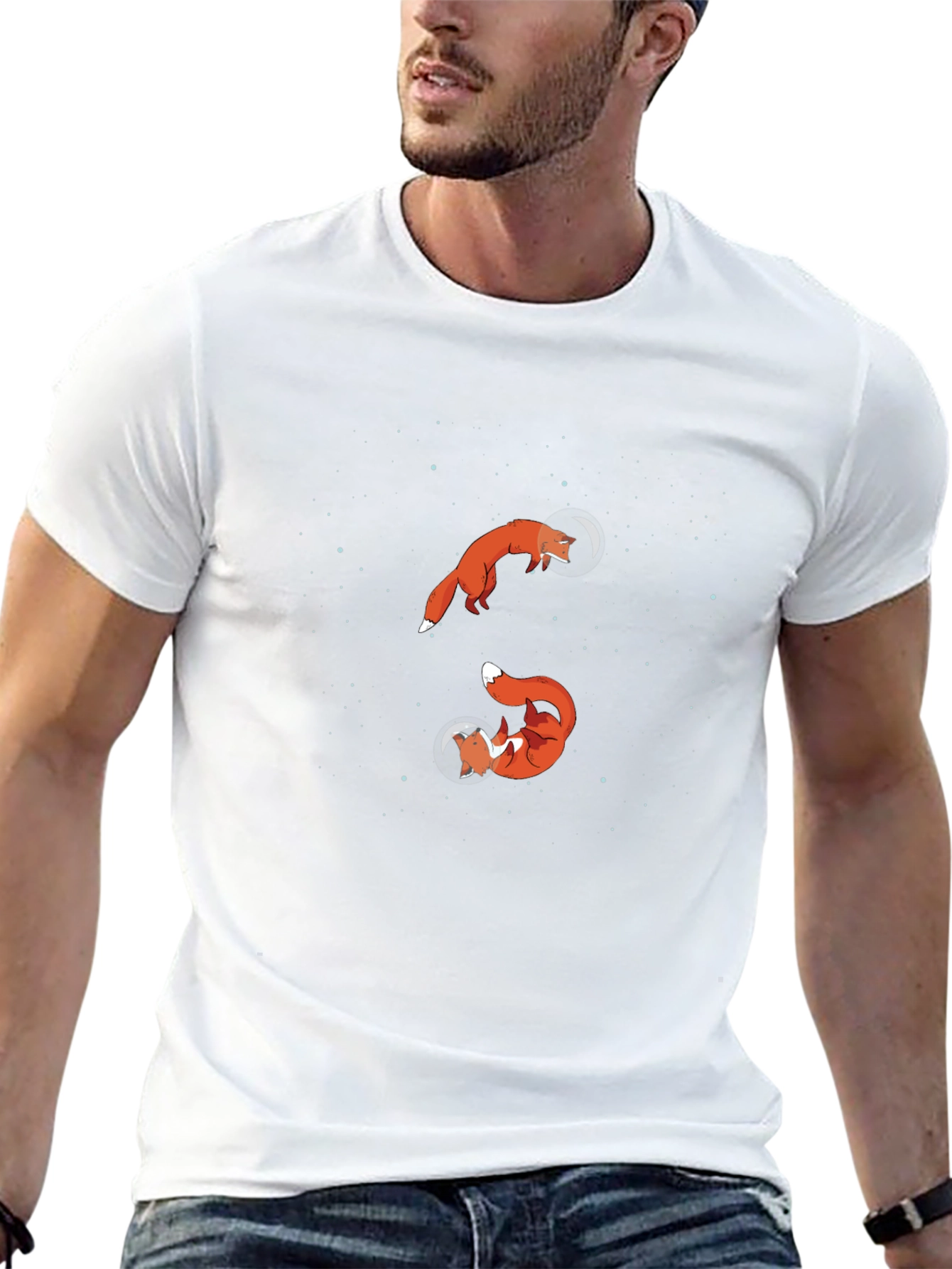 Fox in Space Graphic Tee