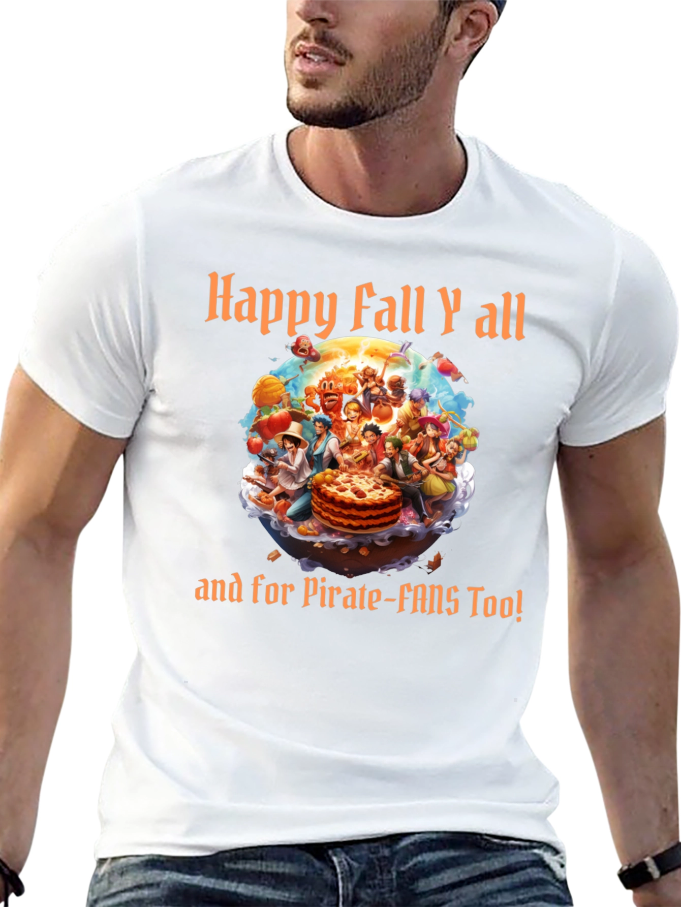 Happy Fall Yall & Pirate-Fans Tee