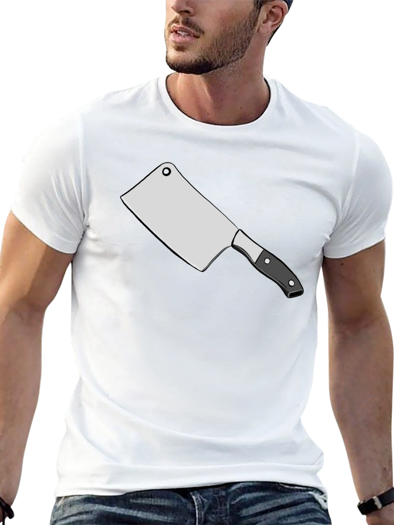 Cleaver Graphic T-Shirt - Bold Statement Tee