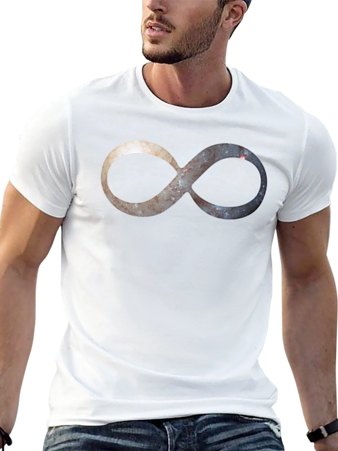 Infinity Galaxy Graphic Tee - Cosmic Style