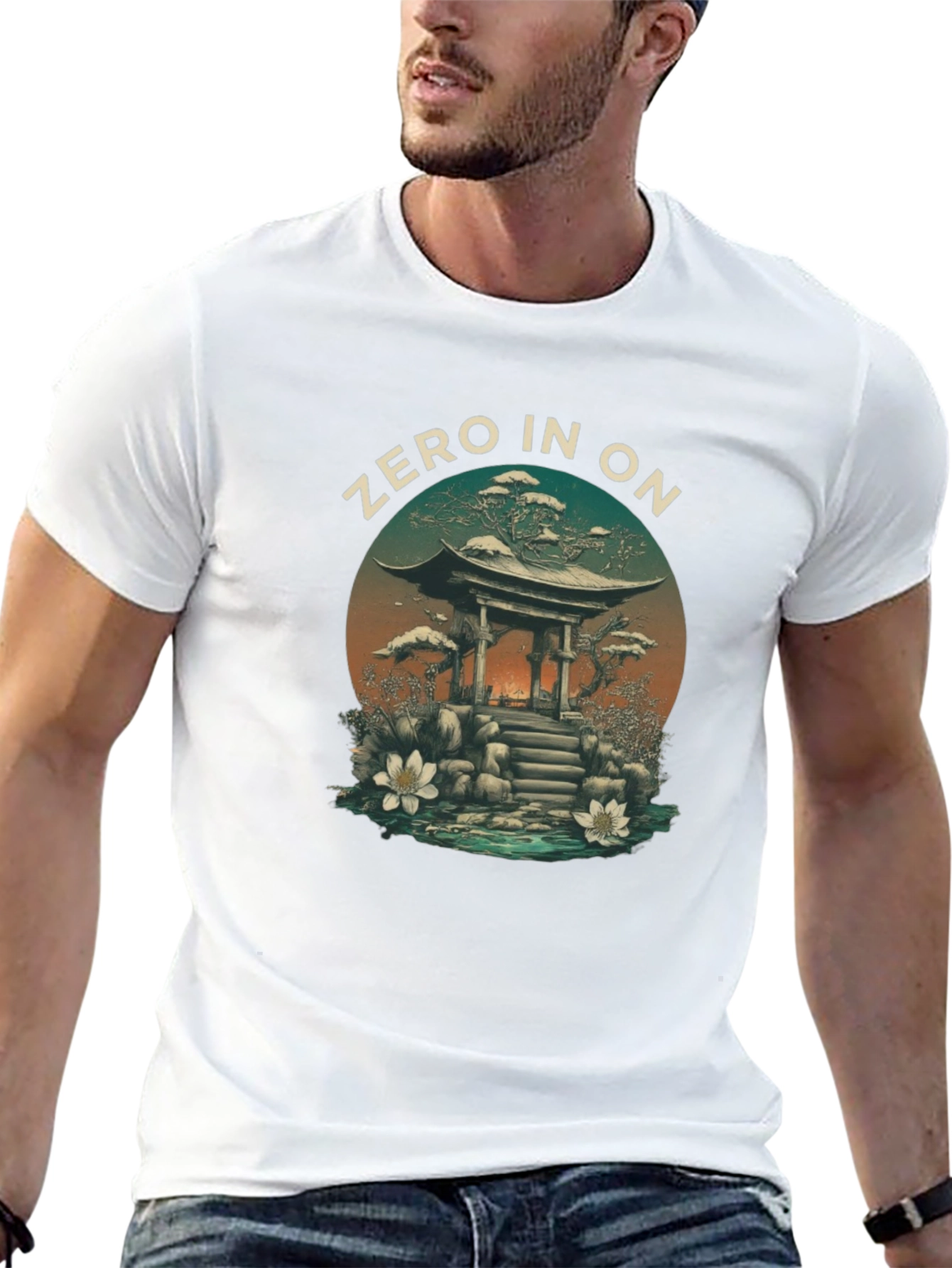 Zen Garden T-Shirt: Zero In On Serenity