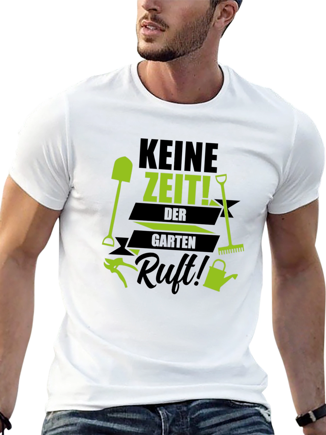 Gardening Enthusiast T-Shirt - Keine Zeit! Garten Ruft!